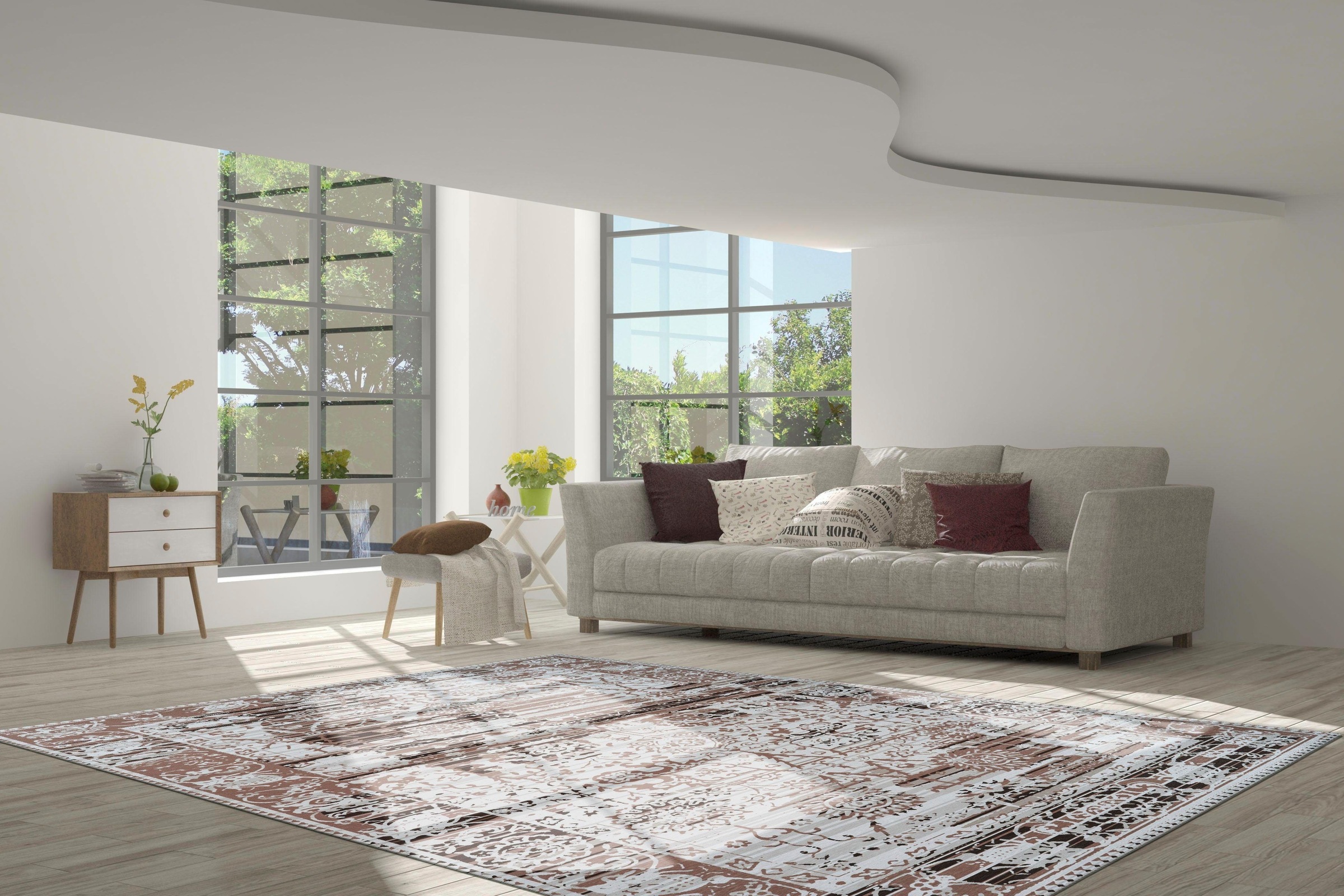 calo-deluxe Teppich »Castor 650«, rechteckig, 6 mm Höhe, Kurzflor, Wohnzimmer