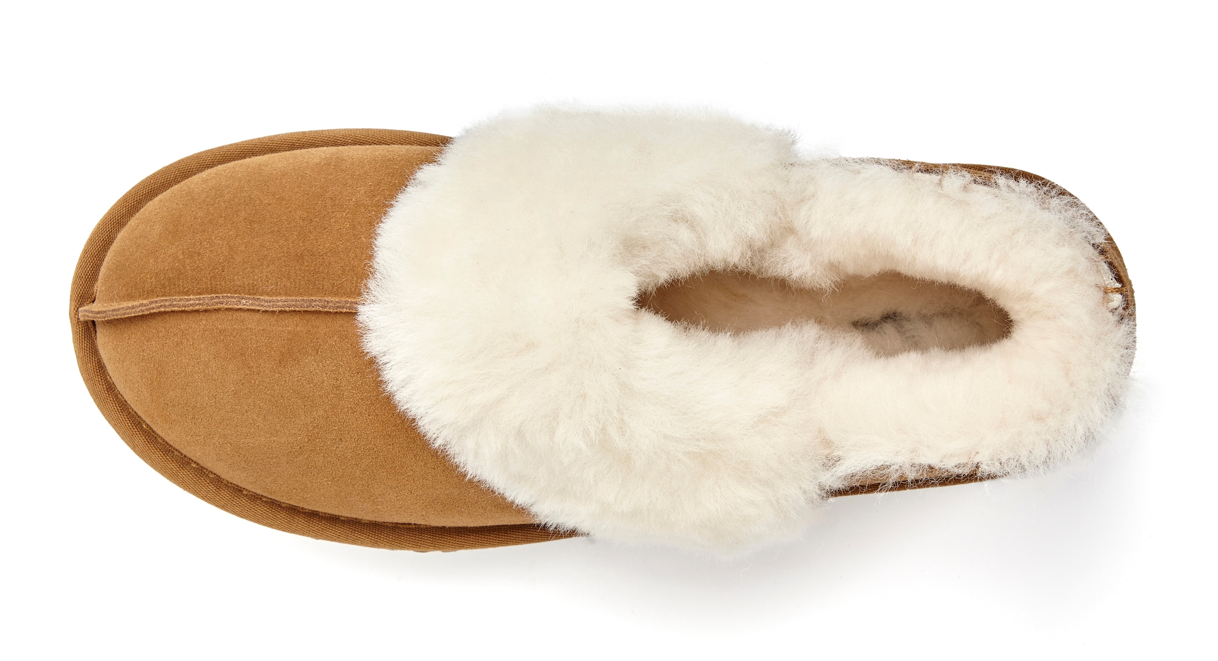 Vivance Hausschuh »Plüsch Hausschuh, Pantolette, Pantoffel, Homeslippers«  mit kuscheligem Lammfell aus Leder