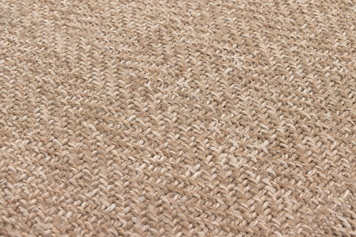 the carpet Teppich »Kansas«, rechteckig, 1 mm Höhe, moderner robuster In und Outdoor Teppich Jute Look