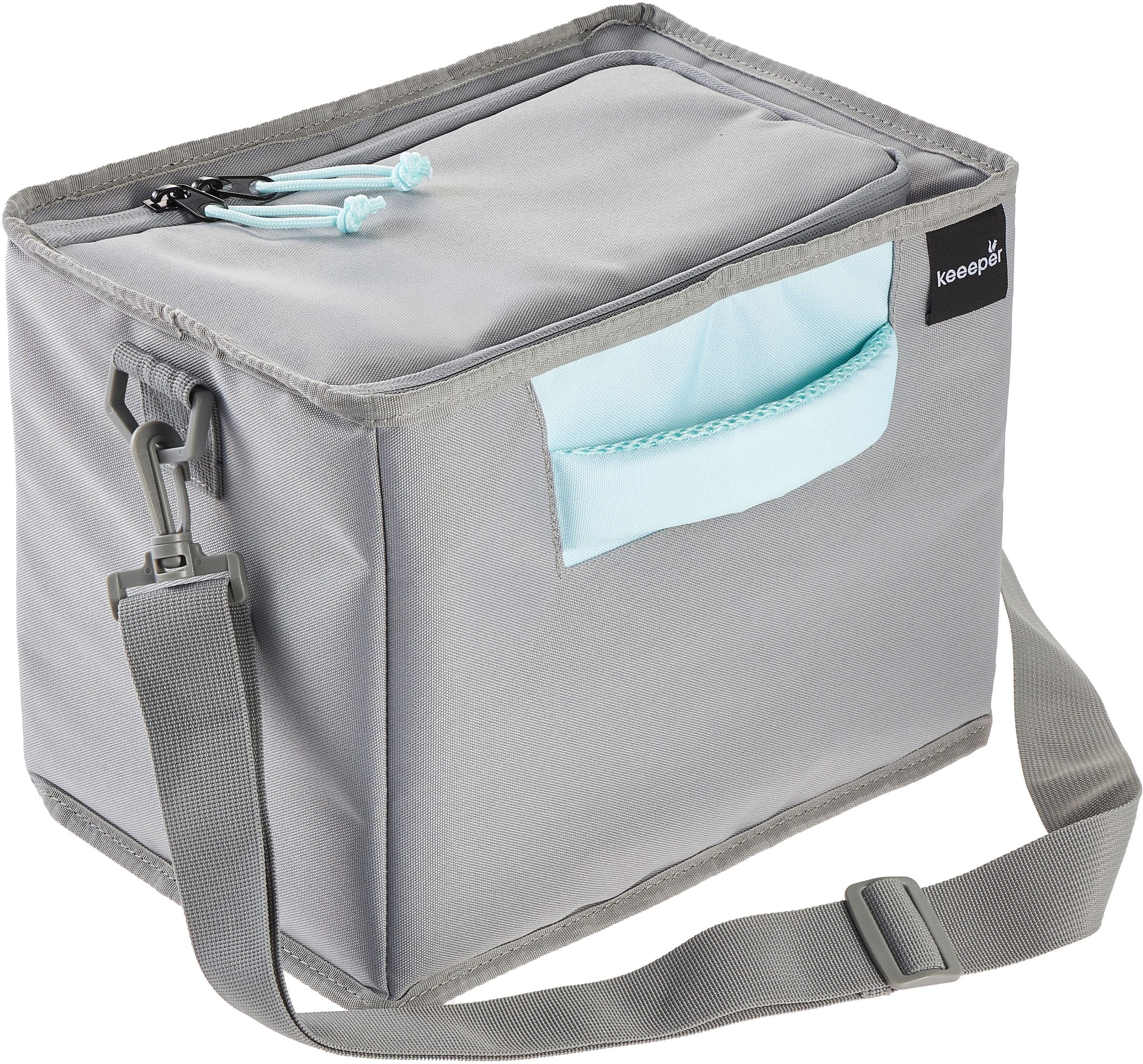 keeeper Klappbox »lea 32l und 5x faltbare Boxen und Isoliertaschen nea« Soft-Touch-Griffe, zusammenklappbar