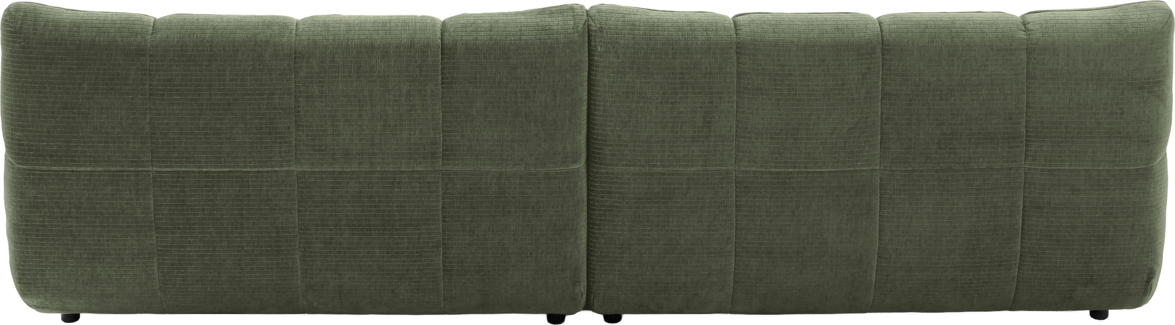 Home affaire 4-Sitzer »Cozy Bubble, mit klappbaren Armlehnen, Breite 290cm« mit eleganter Steppung, Rundumbezug & weicher Polsterung