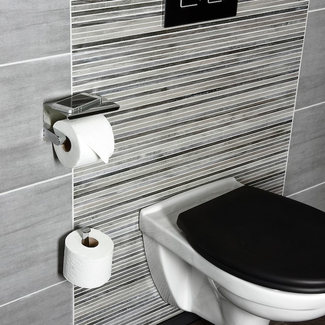 CORNAT Toilettenpapierhalter, 2 verschiedene Befestigungsoptionen online  bestellen