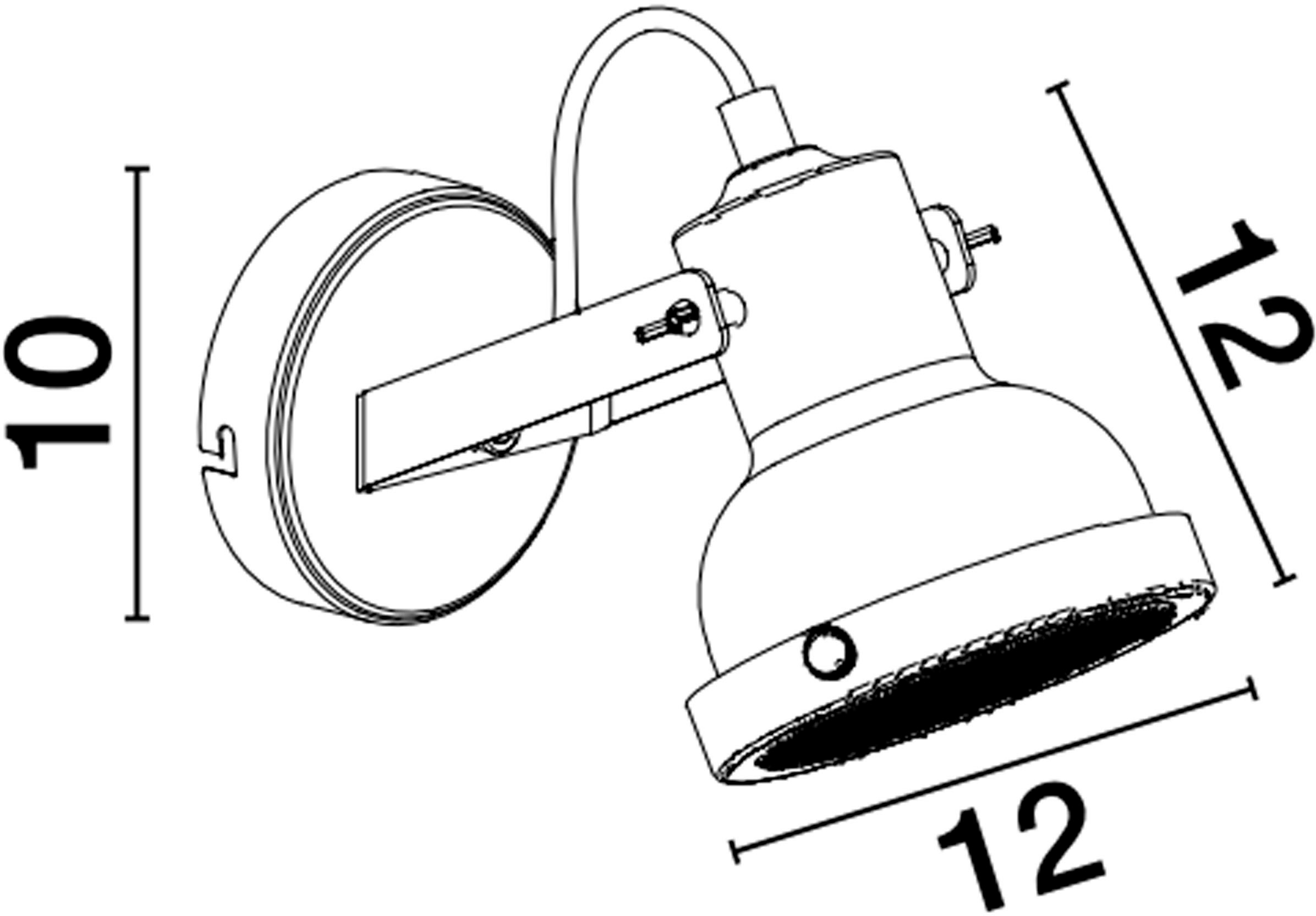 Nova Luce Wandleuchte »RUVI« E14 1 Stk. Ohne Beleuchtung