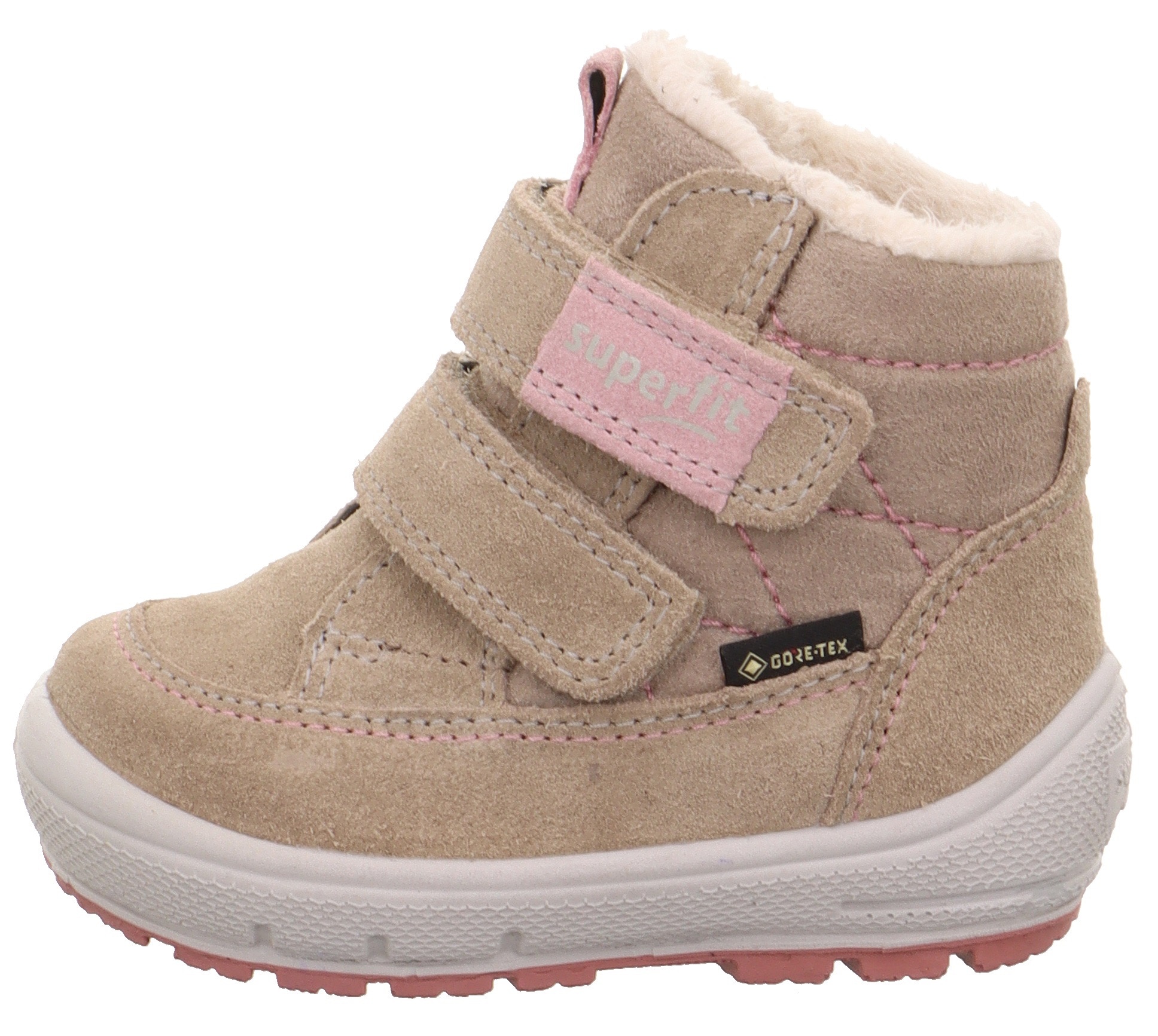 Superfit Klettboot »GROOVY WMS: mittel«, Winterstiefel mit zwei Klettverschlüssen, Größenschablone zum Download