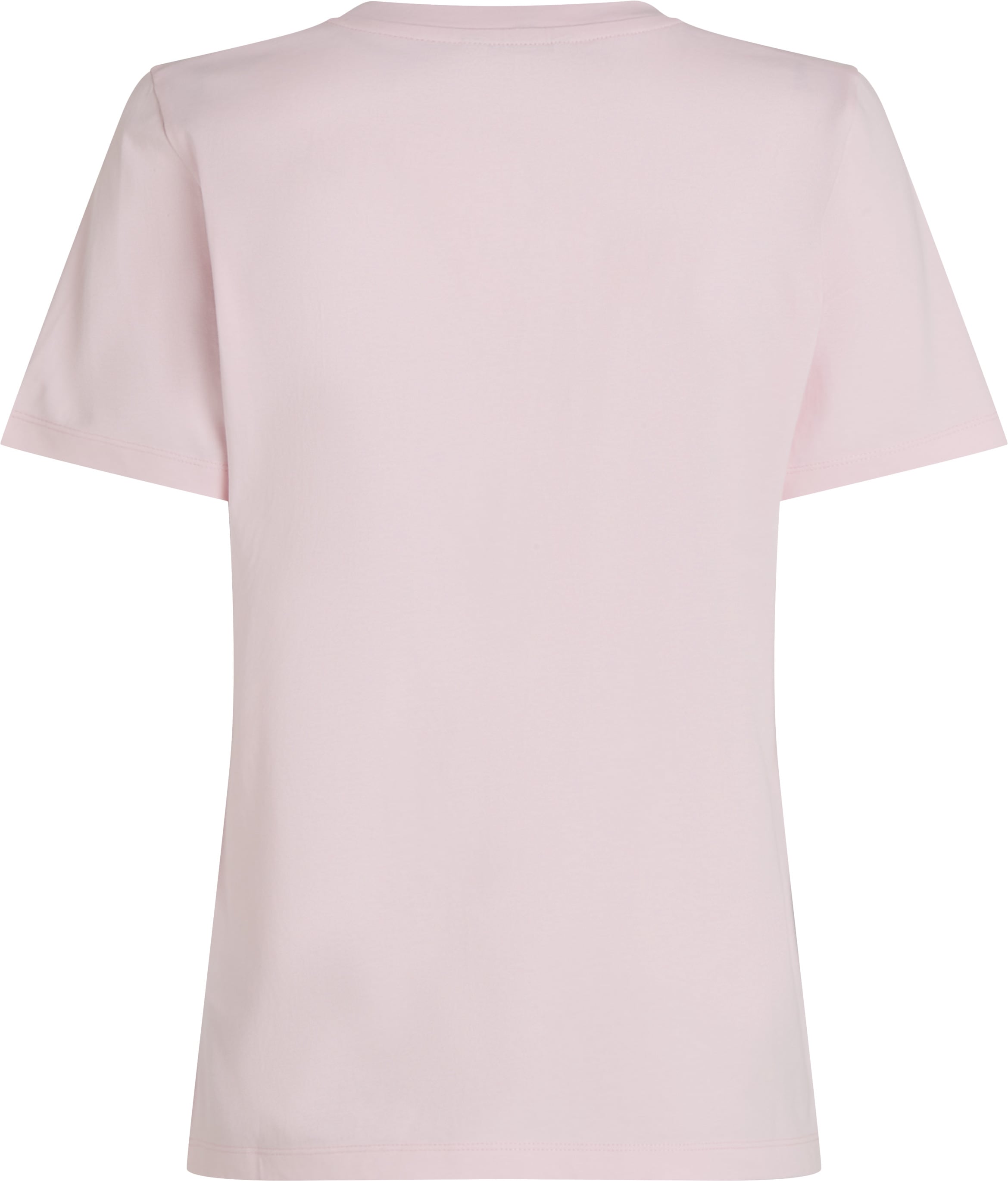 Tommy Hilfiger T-Shirt »REG CONTRAST FLAG SS TEE«, mit Logostickerei