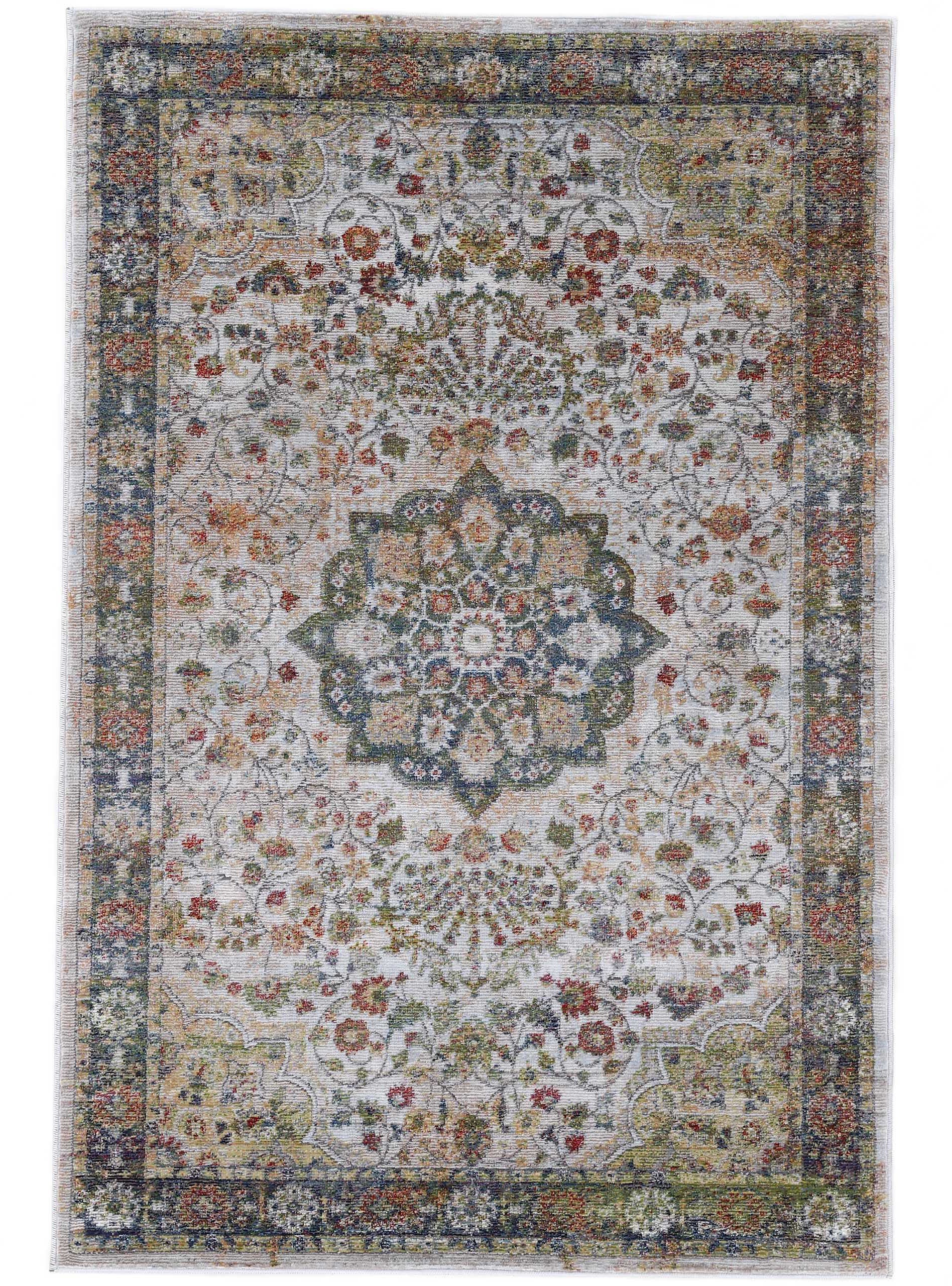 Teppich „Vintage Lindo“, rechteckig, Orient Vintage Look hellbraun 8 mm B/L: 140 cm x 200 cm – 8 mm