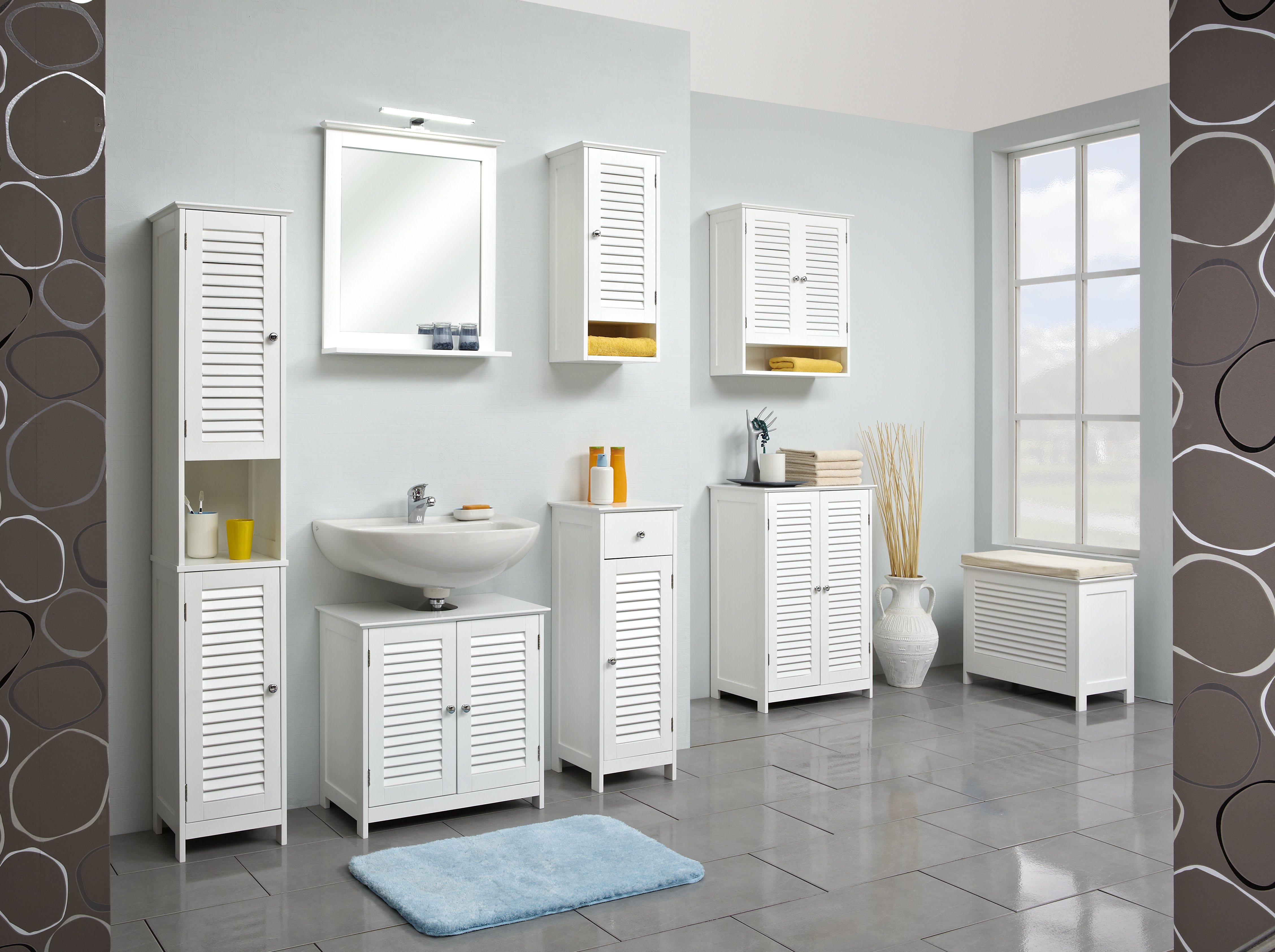 Saphir Badmöbel-Set »Quickset 928 4-teilig, Waschbeckenunterschrank mit LED günstig online kaufen