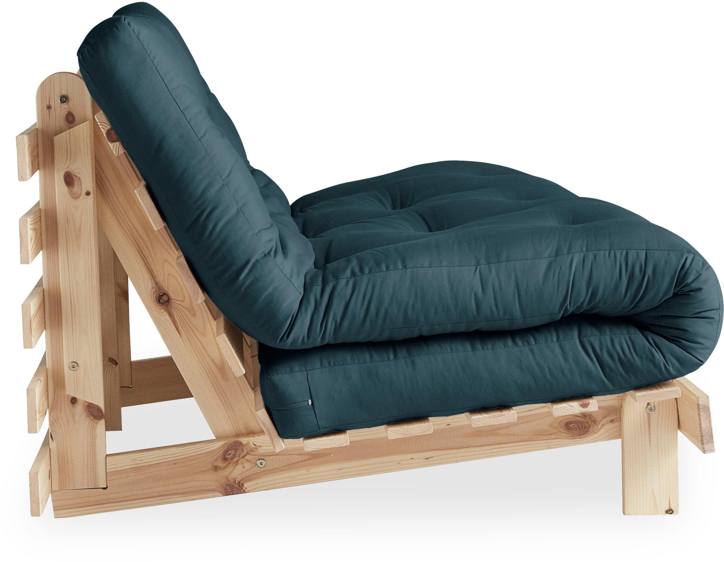 Karup Design Daybett »Roots Schlafsofa, Gästebett, Sofa inkl. Futonmatratze«, Liegefläche 90/140/160 x200 cm, FSC® zertifizierte Kiefer