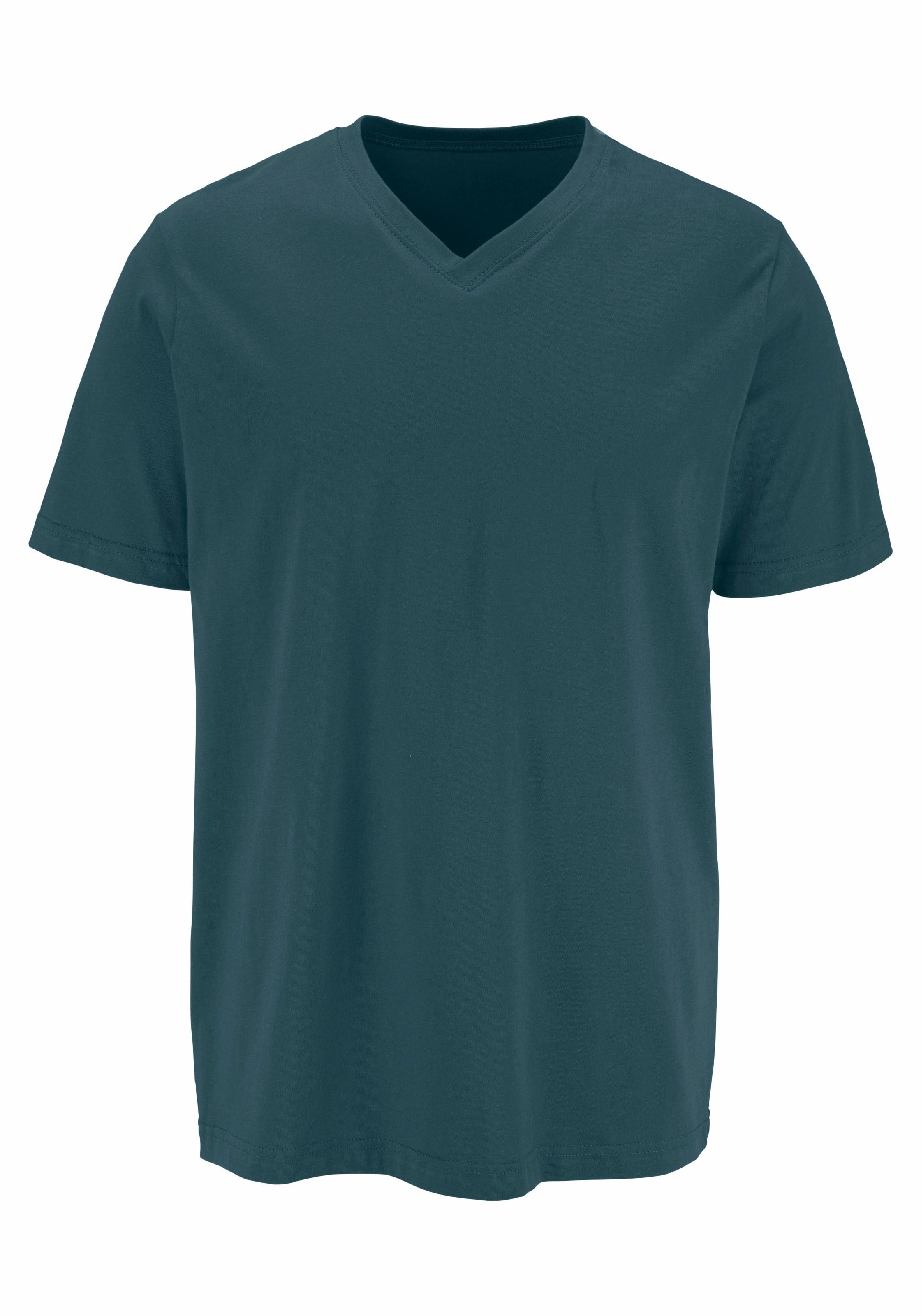 H.I.S T-Shirt, (Packung, 3 tlg.), mit V-Ausschnitt aus Baumwolle, Unterhemd, T-Shirt