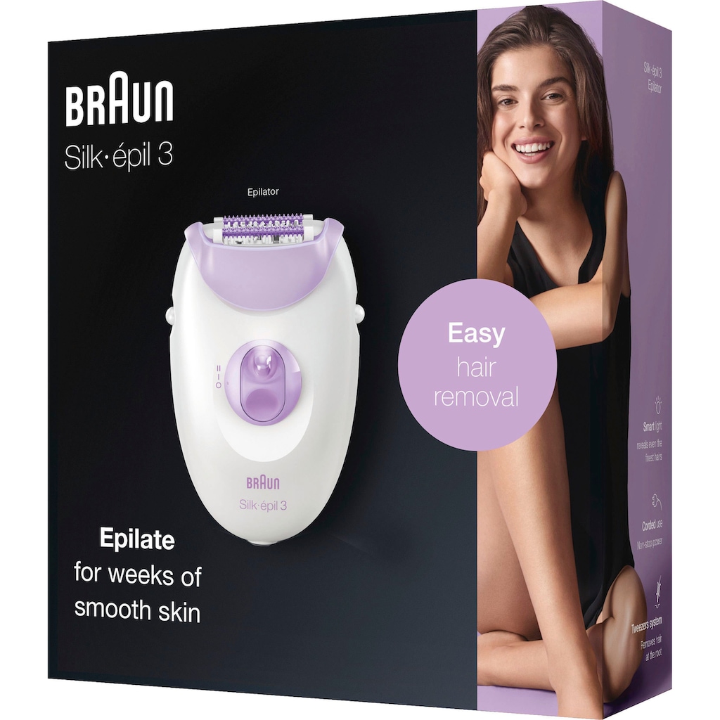 Braun Epilierer »Silk-épil 3 3-170«, 1 St. Aufsätze