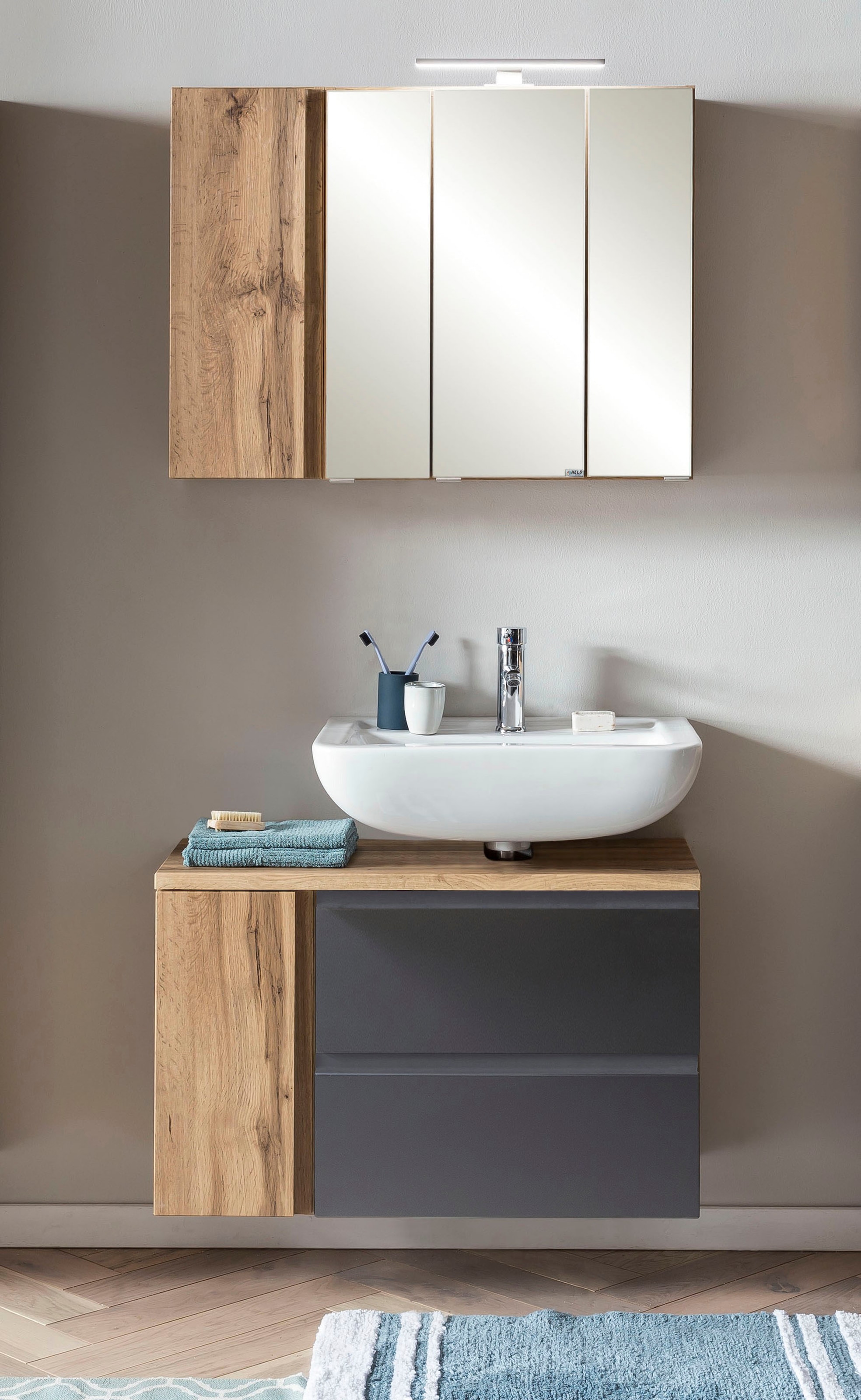 welltime Badmöbel-Set »Sölden« 2 Stk. tlg. günstig online kaufen