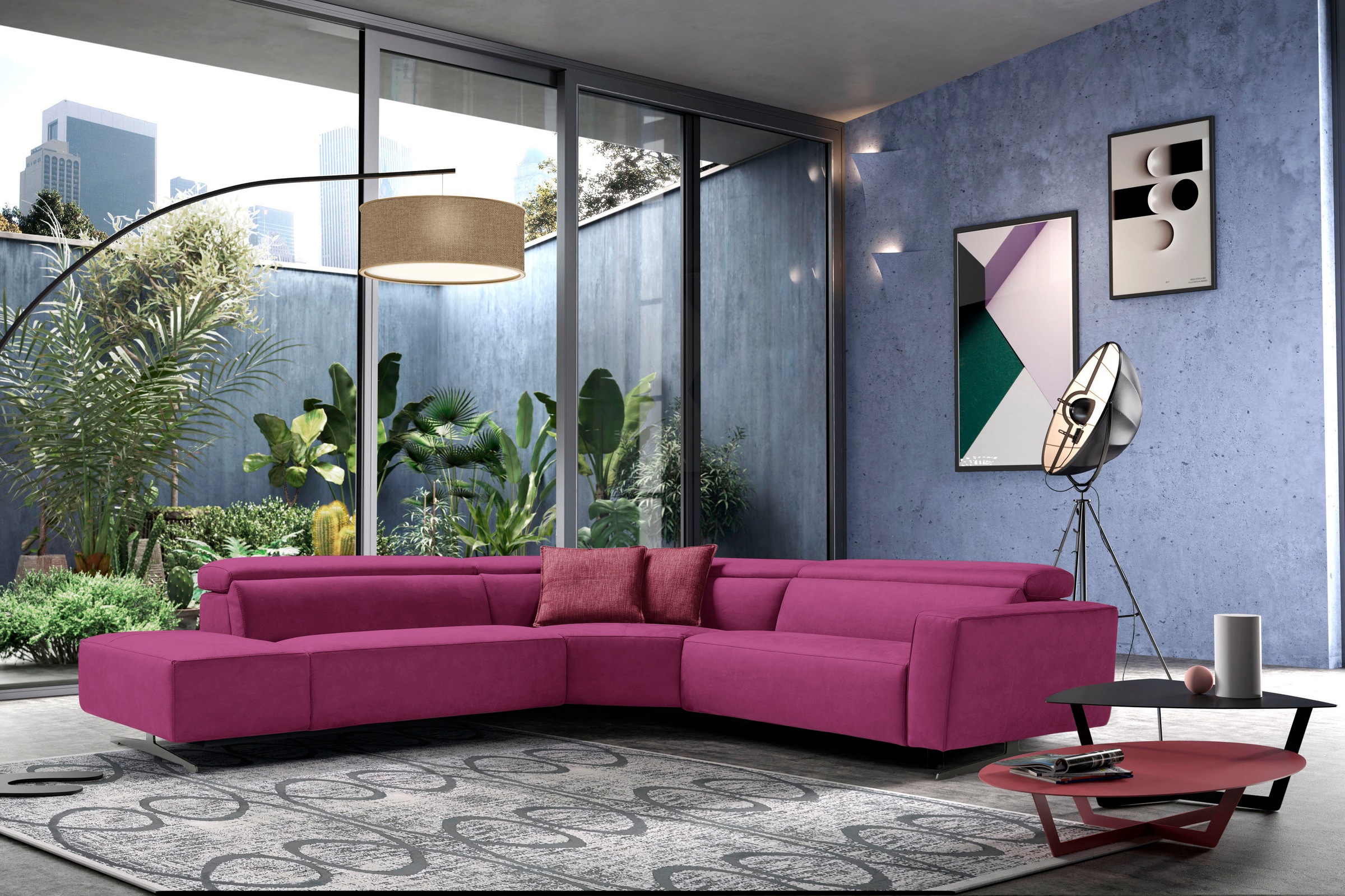 Egoitaliano Ecksofa »Stefanie-e, Designsofa der Extraklasse, bequem mit hoh günstig online kaufen