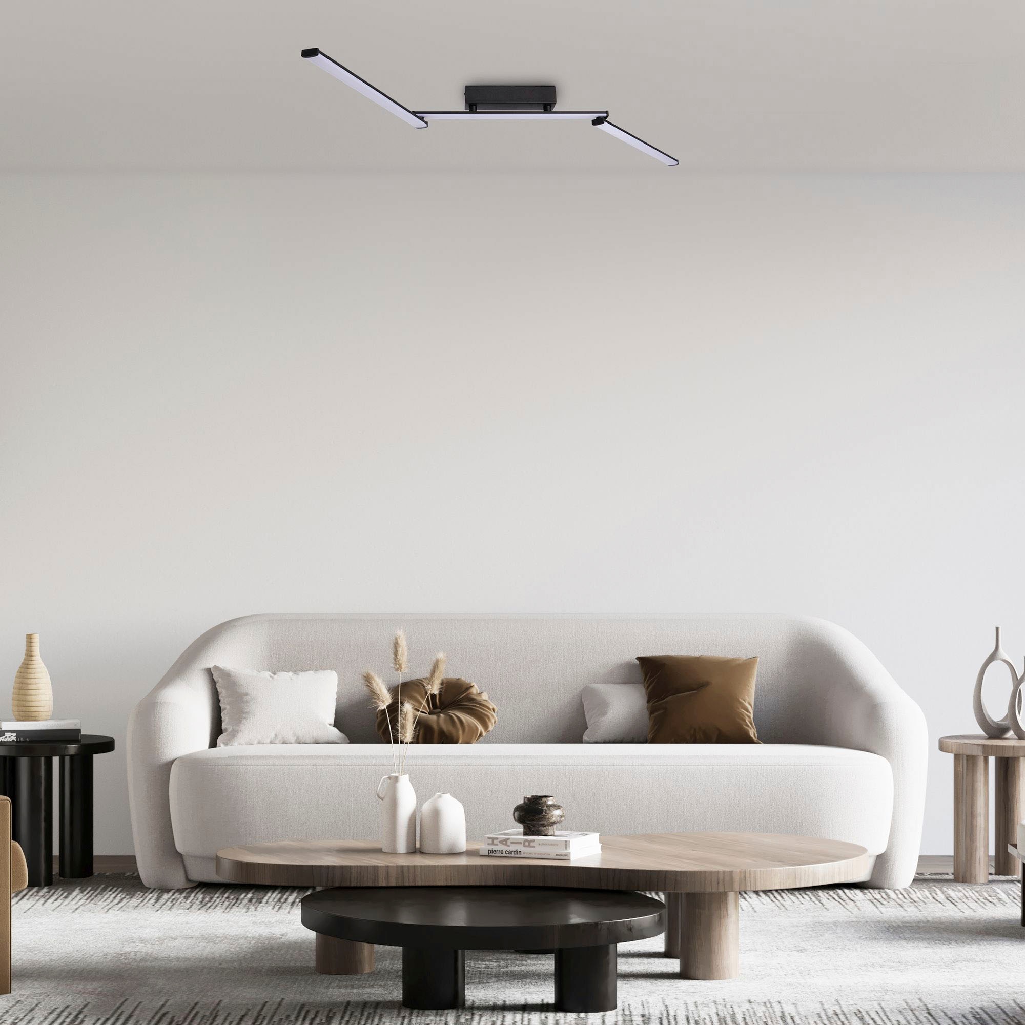 Paco Home Deckenleuchte »DAVE« Warmweiß