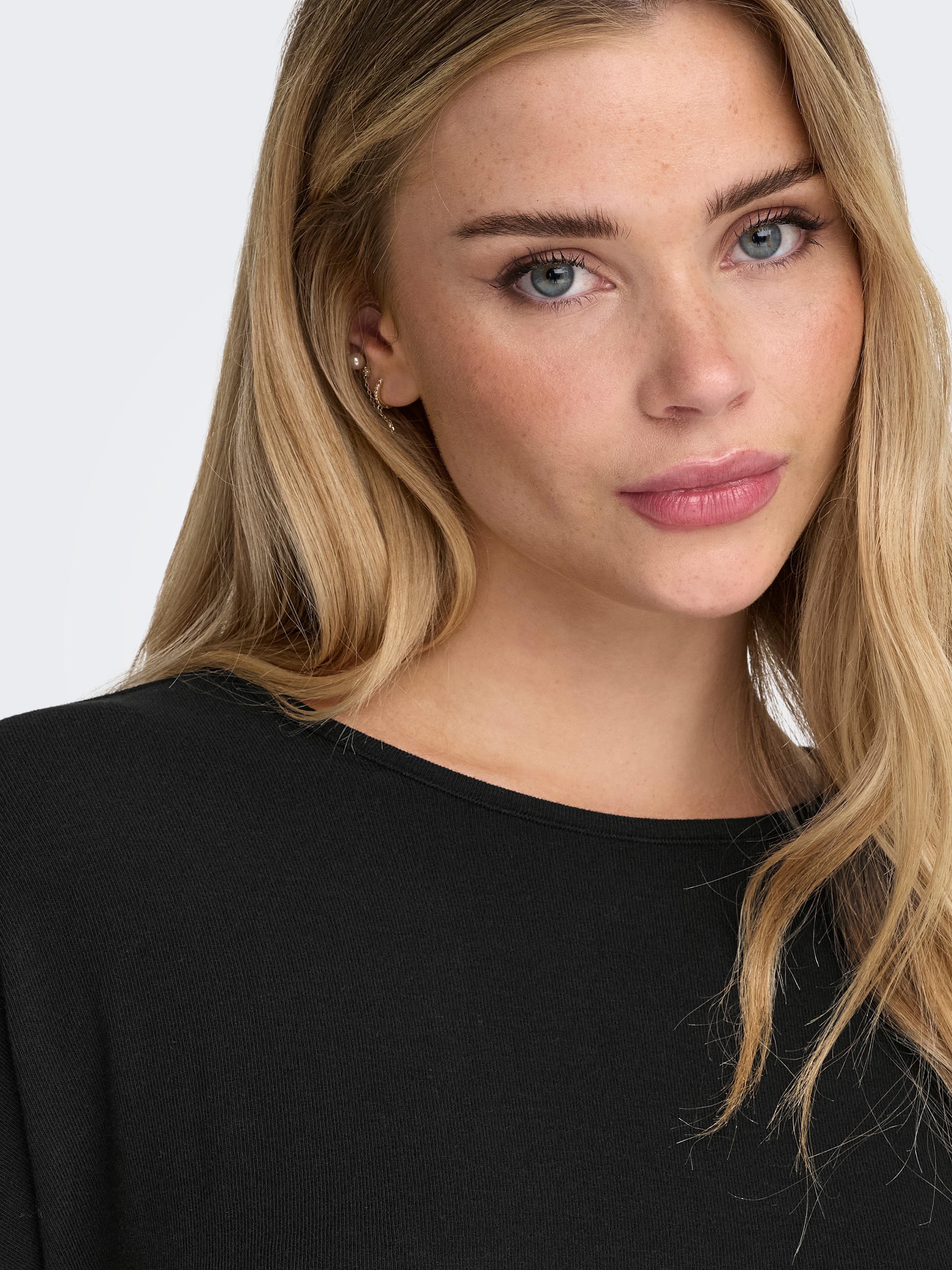 ONLY 3/4-Arm-Shirt »ONLGLAMOUR 3/4 TOP JRS NOOS« in lässiger Oversize-Form