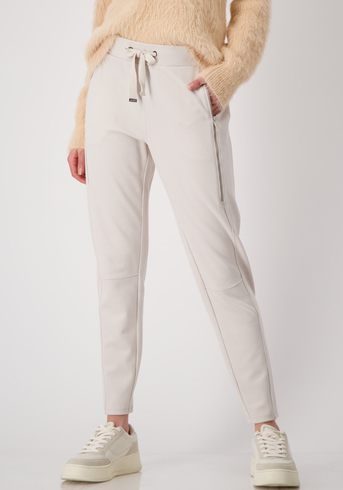 Monari Jogger Pants, mit Glitzersteinchen an der Seite