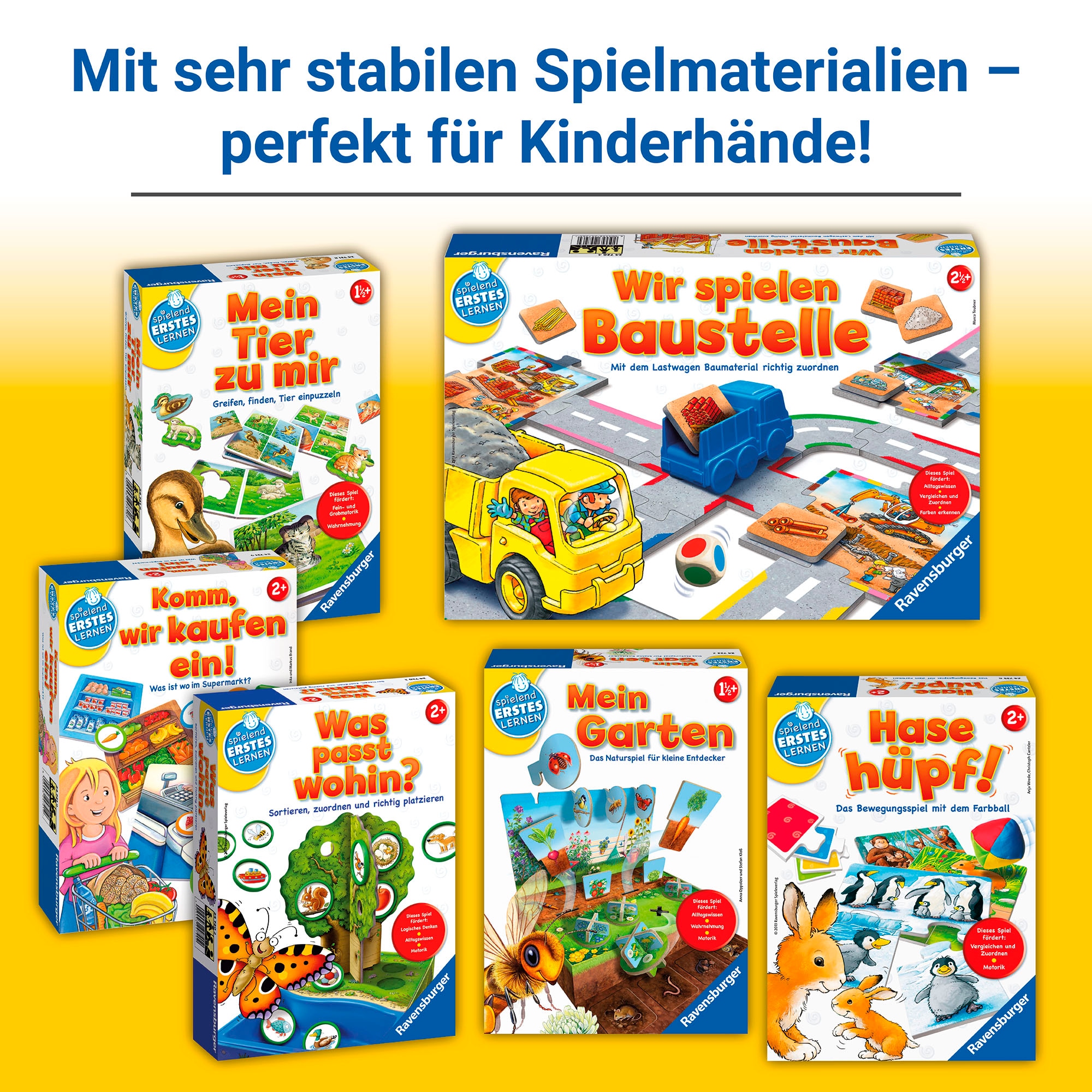 Ravensburger Spiel »Wir spielen Baustelle«, Made in Europe