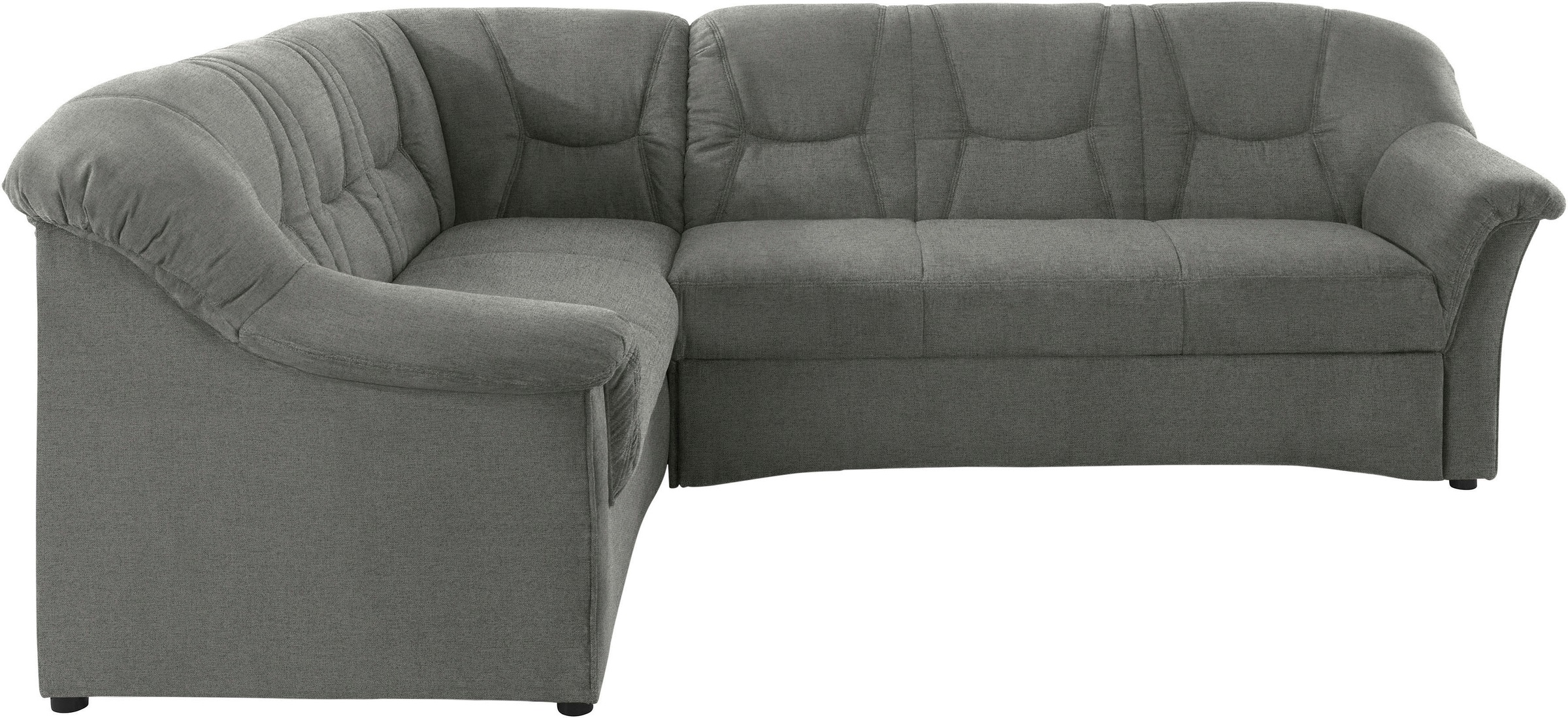 DOMO collection Ecksofa »Sarafina zeitlos und komfortabel, optional mit Federkern, L-Form«, wahlweise mit Bettfunktion