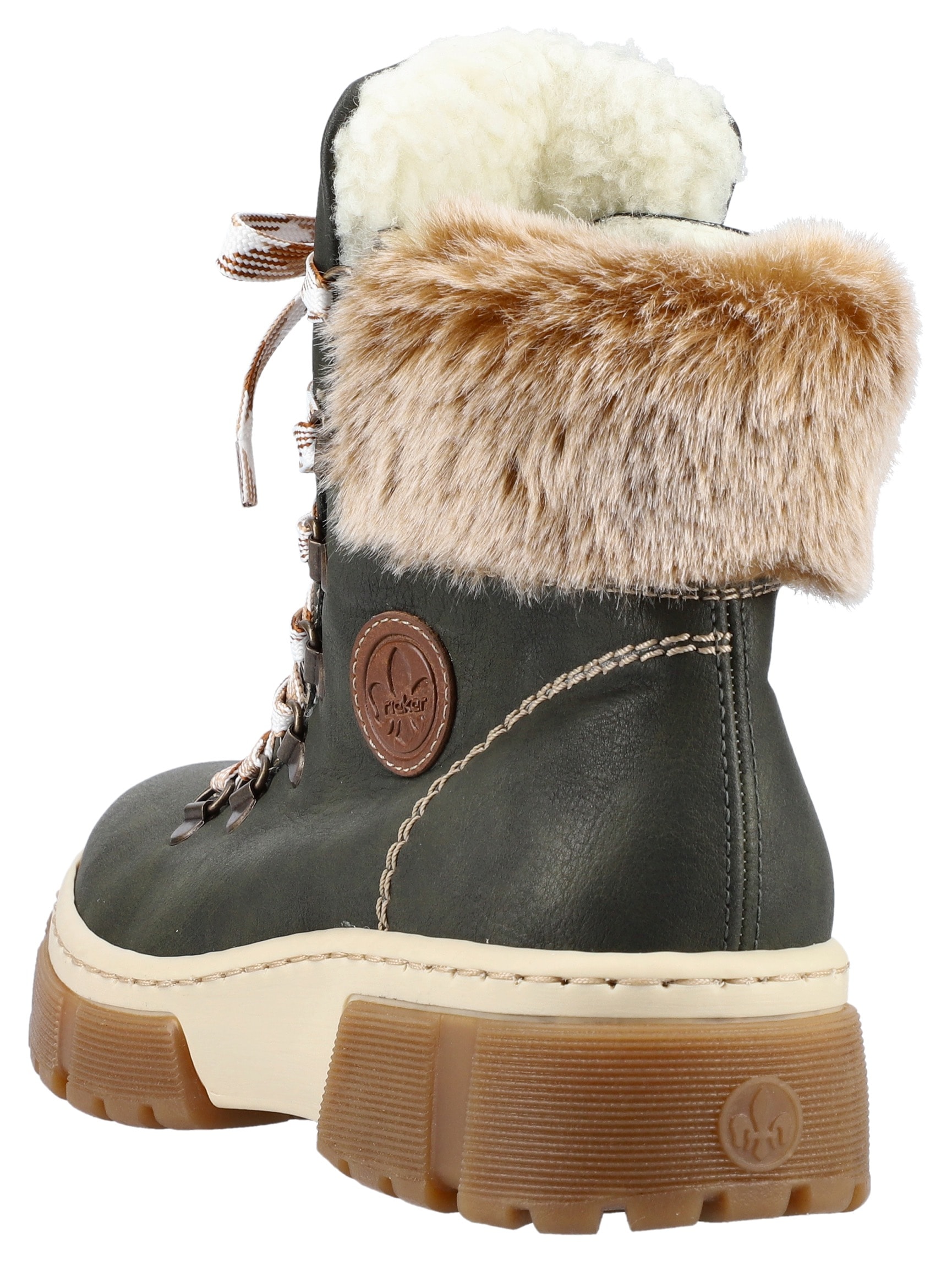 Rieker Winterboots, mit gestepptem Schaftrand