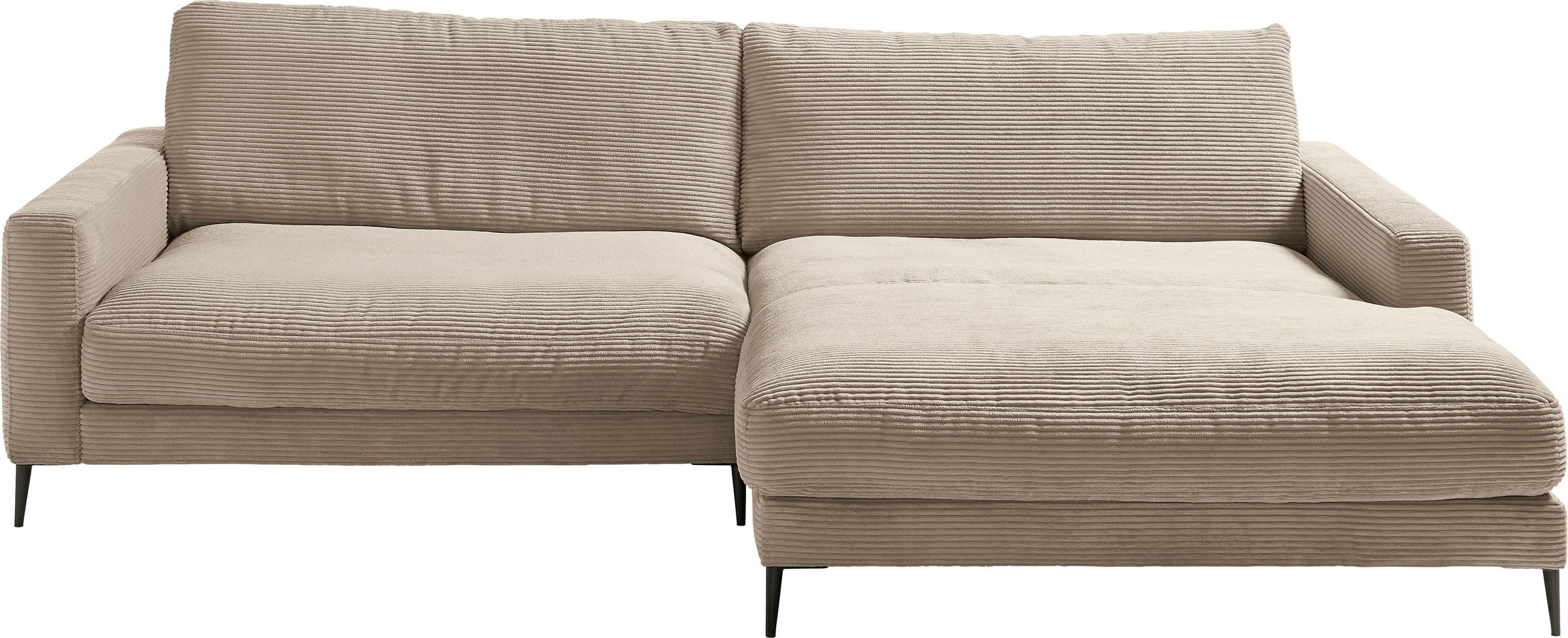 Home affaire Ecksofa »Downtown, B/T/H: 272/190/84 cm L-Form« weicher Sitzko günstig online kaufen