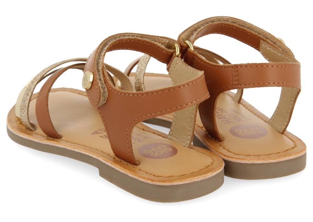 Gioseppo Sandale »LAWTEY«, Glitzer Sandale, Sommerschuh, Klettschuh, Sandalette, mit Glitzer