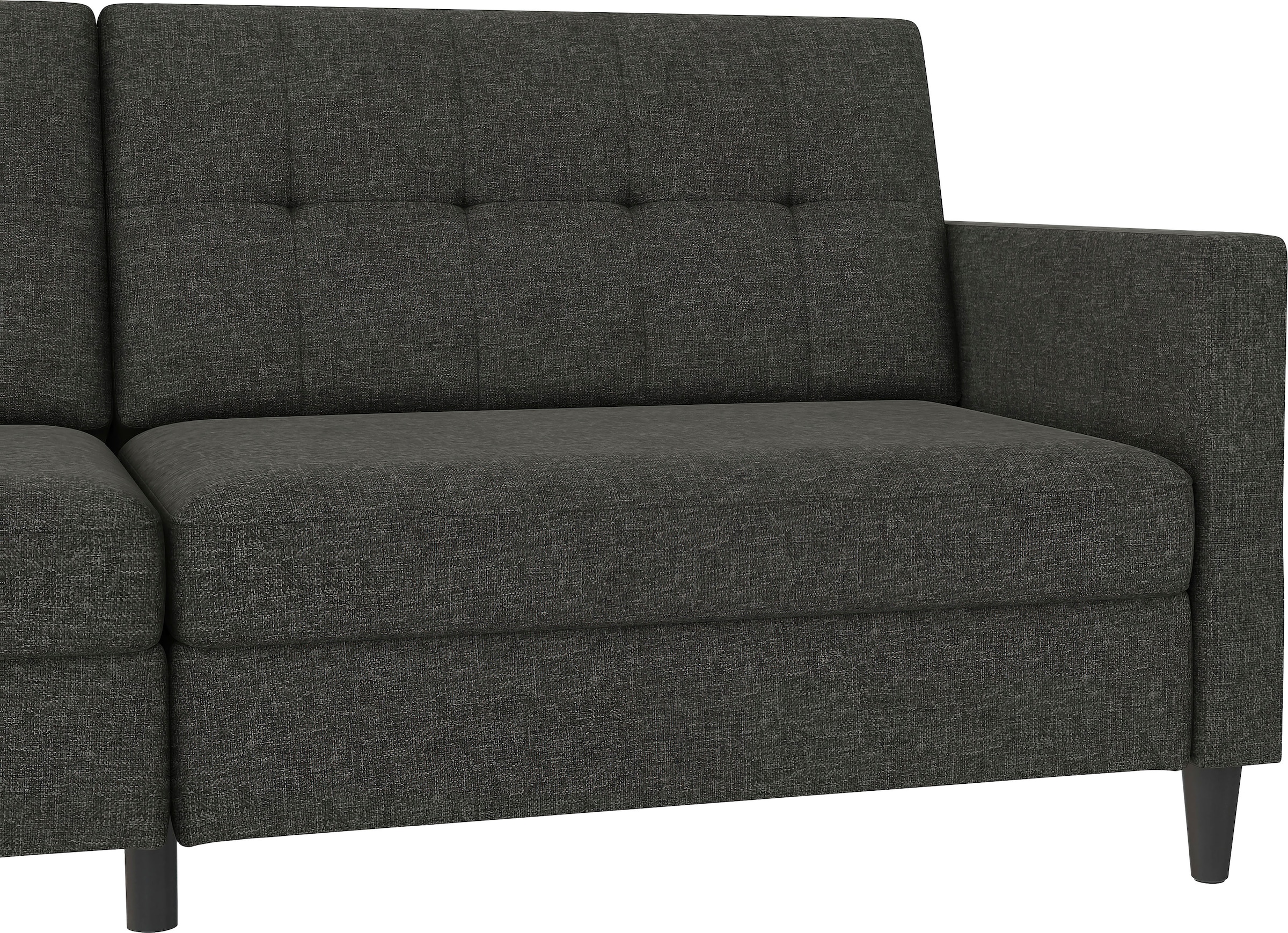 Dorel Home 3-Sitzer »Hartford II«, Bettfunktion, Rückenlehne 2-teilig, 3-fach verstellbar, Sitzhöhe 43 cm