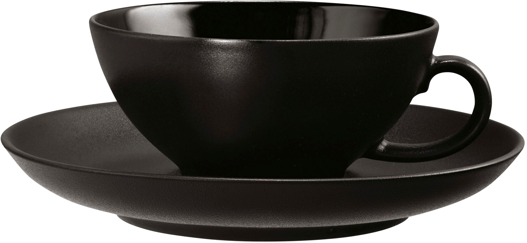 Seltmann Weiden Tasse »Liberty - Velvet Black«, (1 tlg.), Teeobertasse klein 0,14 l