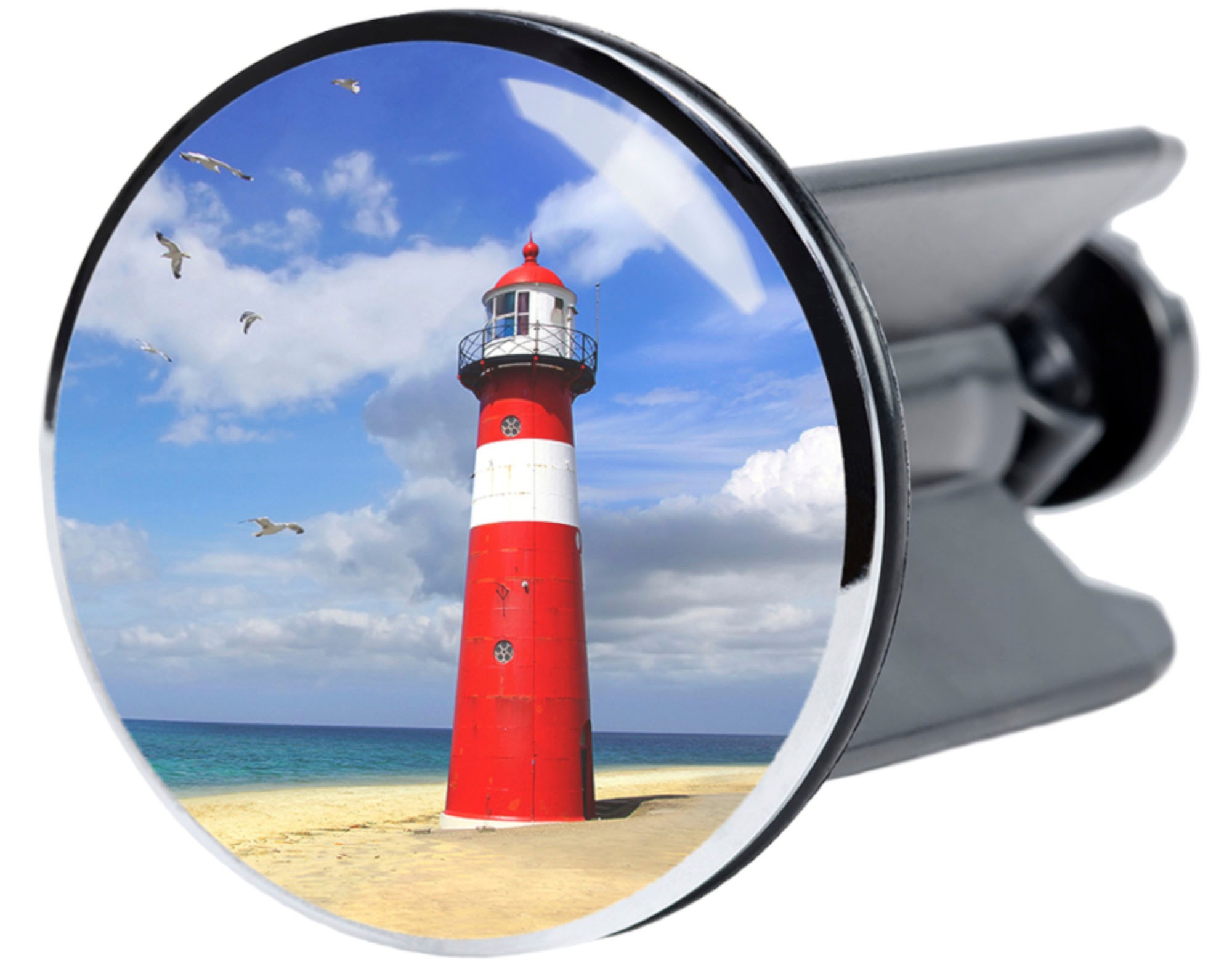 Sanilo Badaccessoire-Set »Leuchtturm« WC-Sitz, Badteppich, Stöpsel, Seifenspender und WC-Bürste