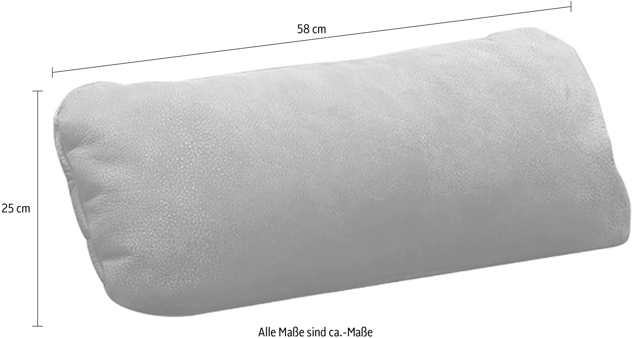 Die PlanBar Dekokissen »PN-EM18063 Nierenkissen bestehend aus 1 Stk.«, hochwertiges Nubuk-Anilin-Leder