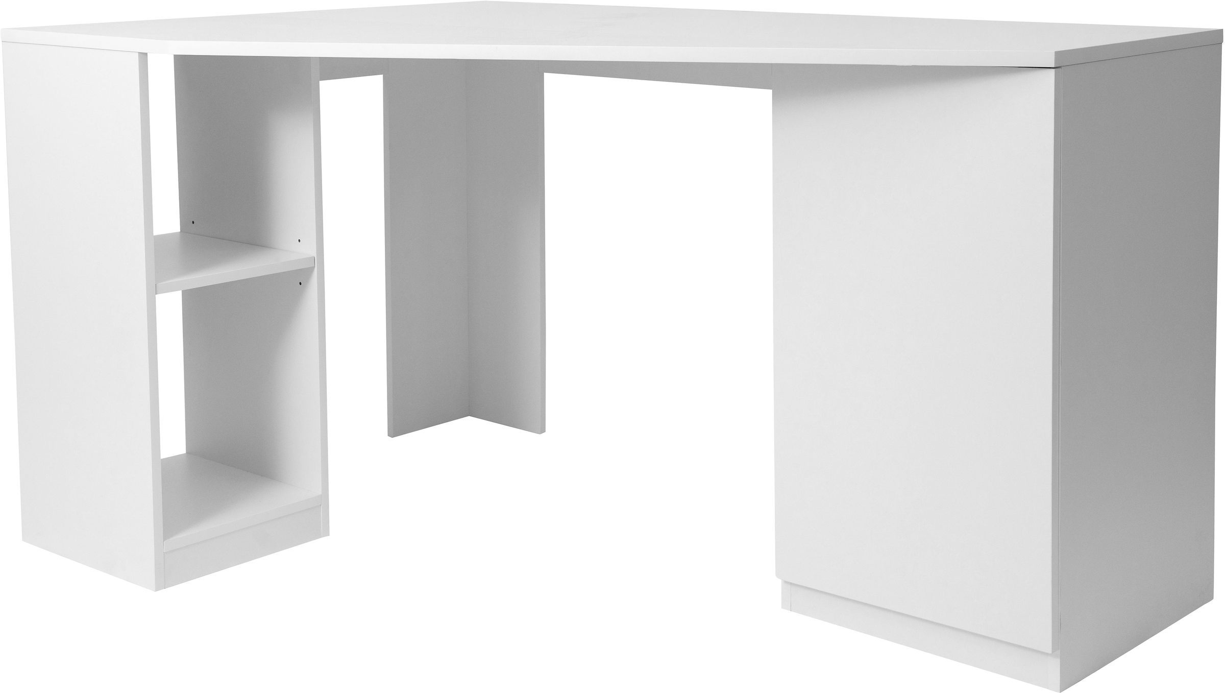 OTTO home Eckschreibtisch »AVRIL« viel Stauraum, Push-to-Open, Breite: 90 c günstig online kaufen