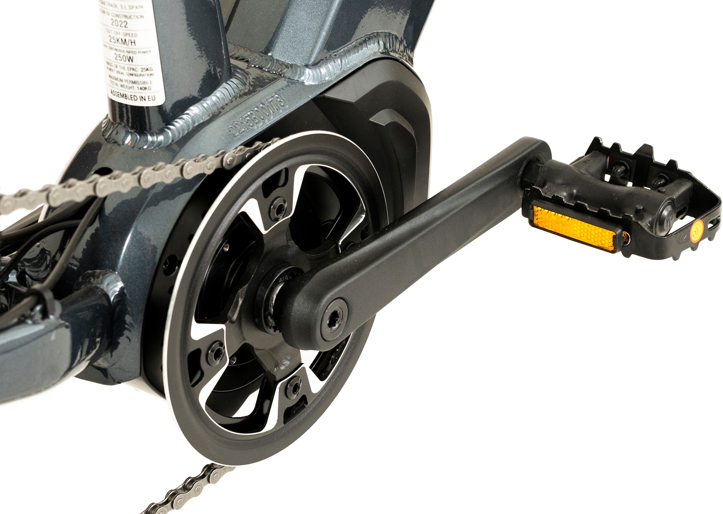 TOTEM E-Bike »FJ-M«, 8 Gang, Shimano, Tourney, Mittelmotor 250 W, Pedelec, Elektrofahrrad für Damen u. Herren, MTB