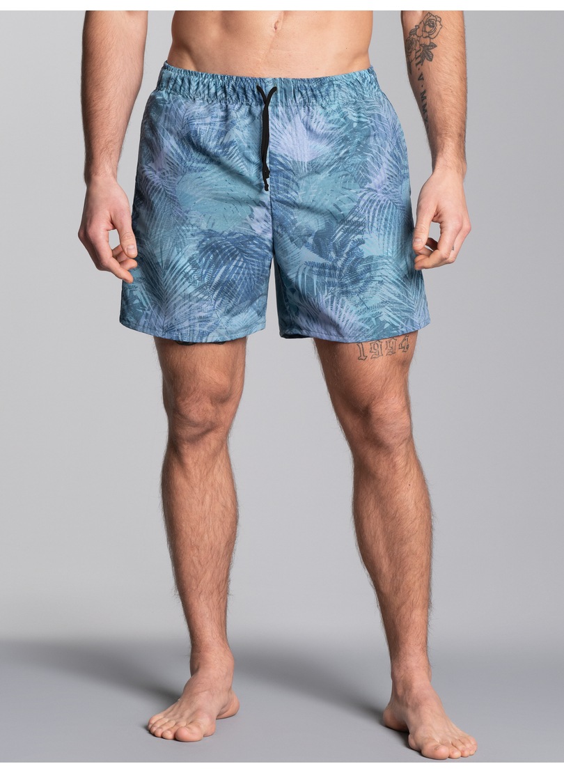 Trigema Shorts »TRIGEMA Bade-/Freizeitshorts mit Druckmotiv«