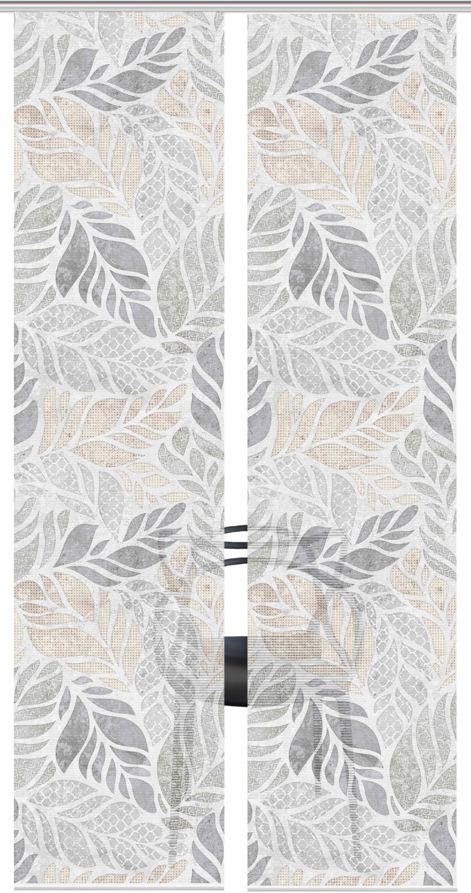 Vision S Schiebegardine »LISIO 2er SET« Paneelwagen 2 Stk. tlg. Schiebevorh günstig online kaufen