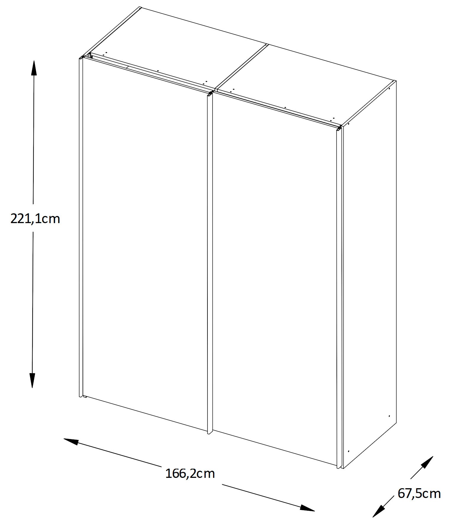 STAUD Schwebetürenschrank »Sinfonie Plus, edles Design in hochwertiger Qualität, Made in Germany« In vier verschiedenen Ausstattungsvarianten