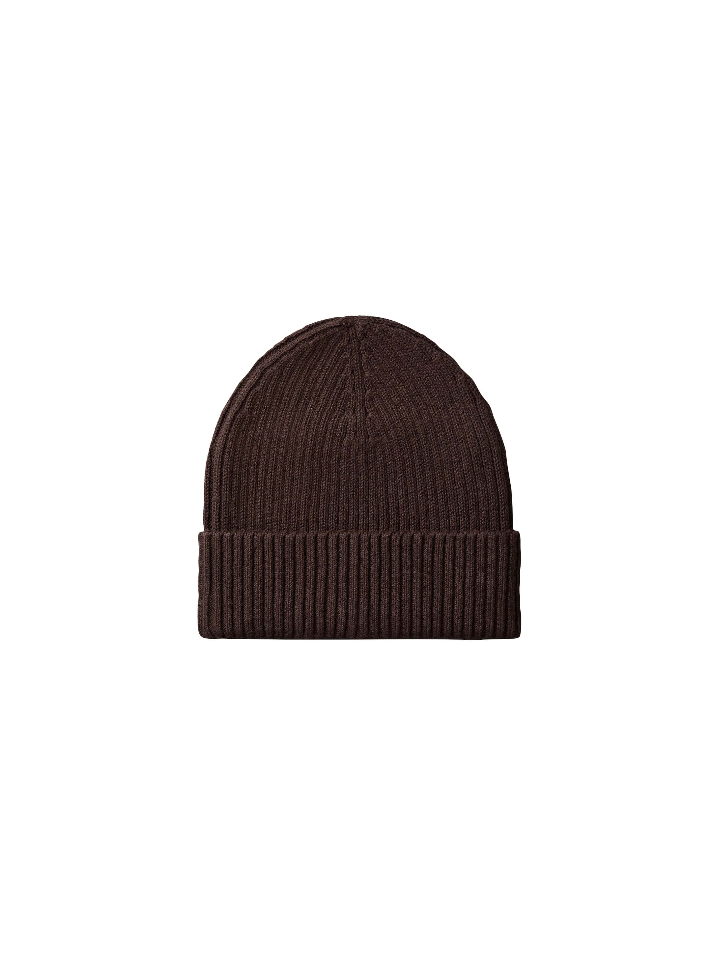 Calvin Klein Strickmütze »PATCH CHUNKY RIB COTTON BEANIE« mit Markenlogo