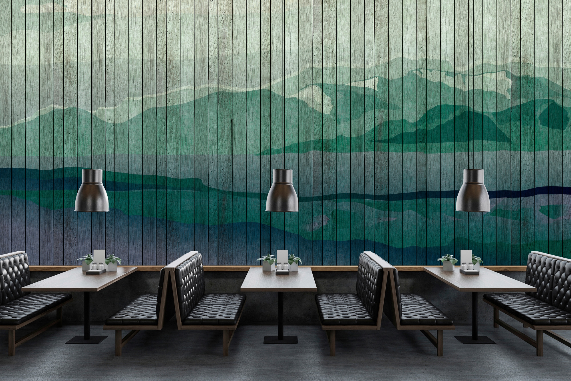 living walls Fototapete »Walls by Patel Mountains 3« glatt Vlies, Wand, Sch günstig online kaufen