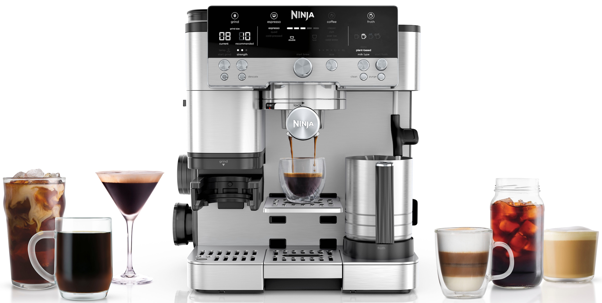 NINJA Espressomaschine »ES601EU«, Espresso-, Cold Brew- und Filterkaffeemaschine