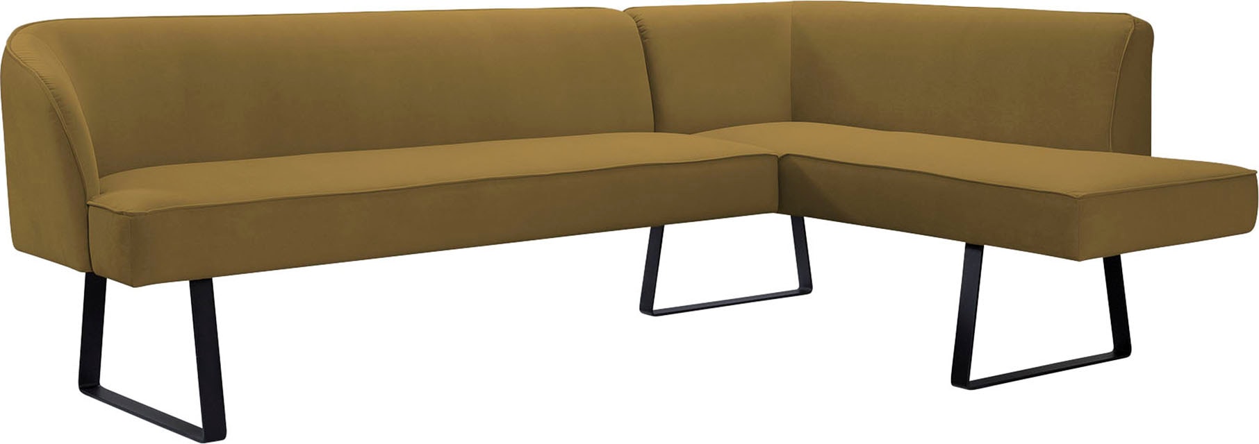 auf kaufen exxpo Bezug verschiedenen Keder sofa Qualitäten Rechnung - und Metallfüßen, in Eckbank fashion »Americano«, mit