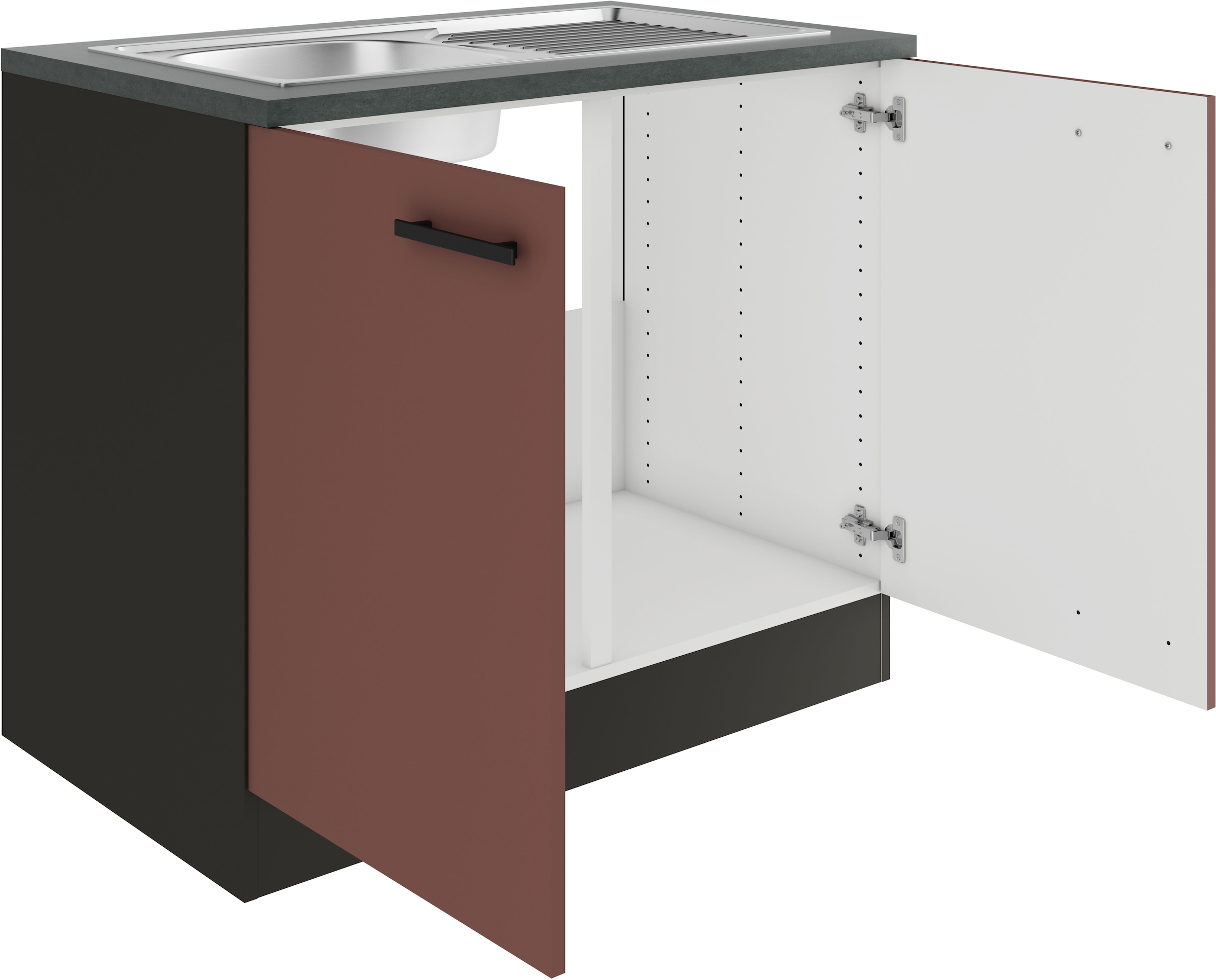 OPTIFIT Spülenschrank »Palma«, Breite 100 cm, inklusive Einbauspüle