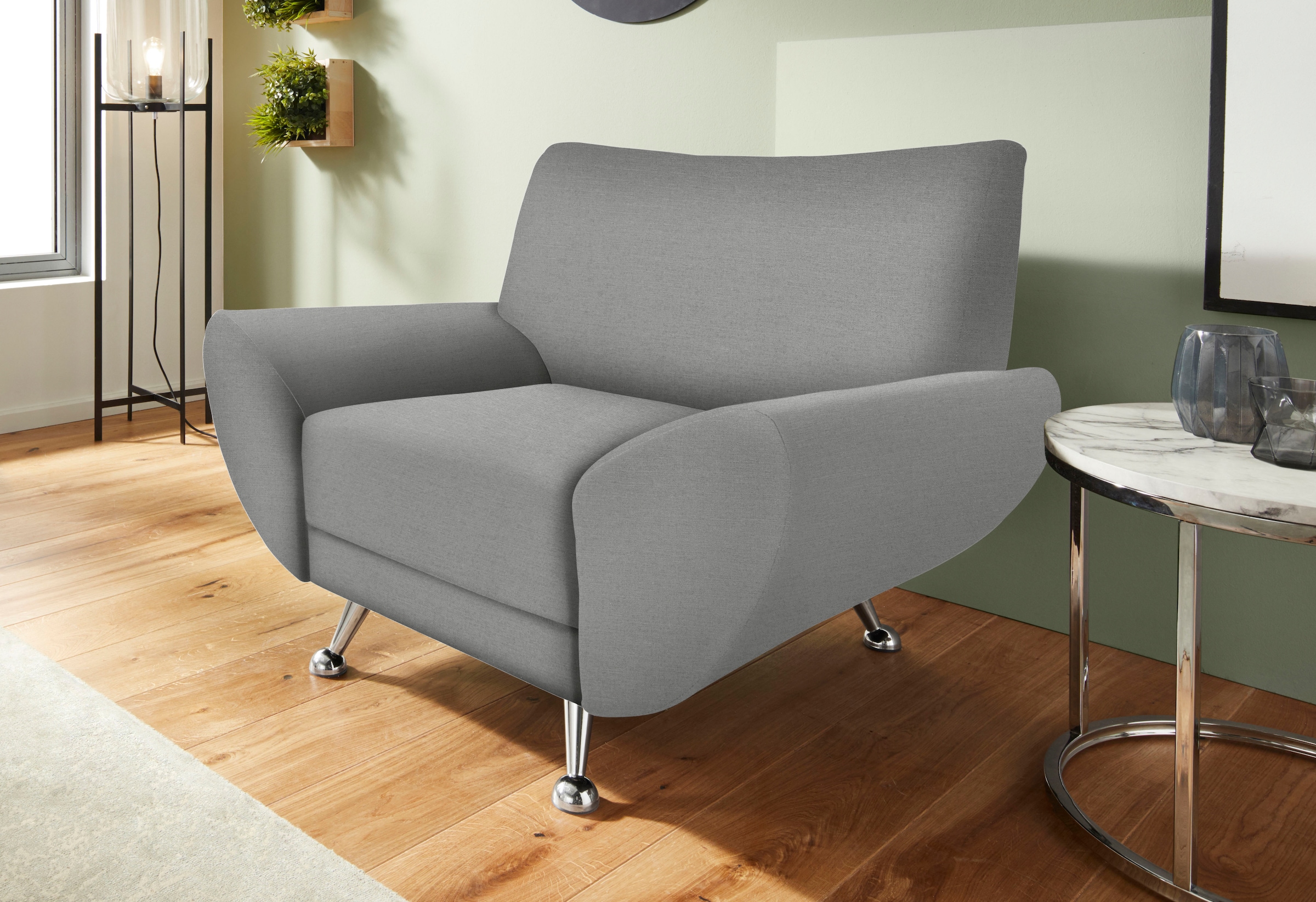 Home affaire Sessel »Saltare elegant und komfortabel, toller Designfuß« günstig online kaufen