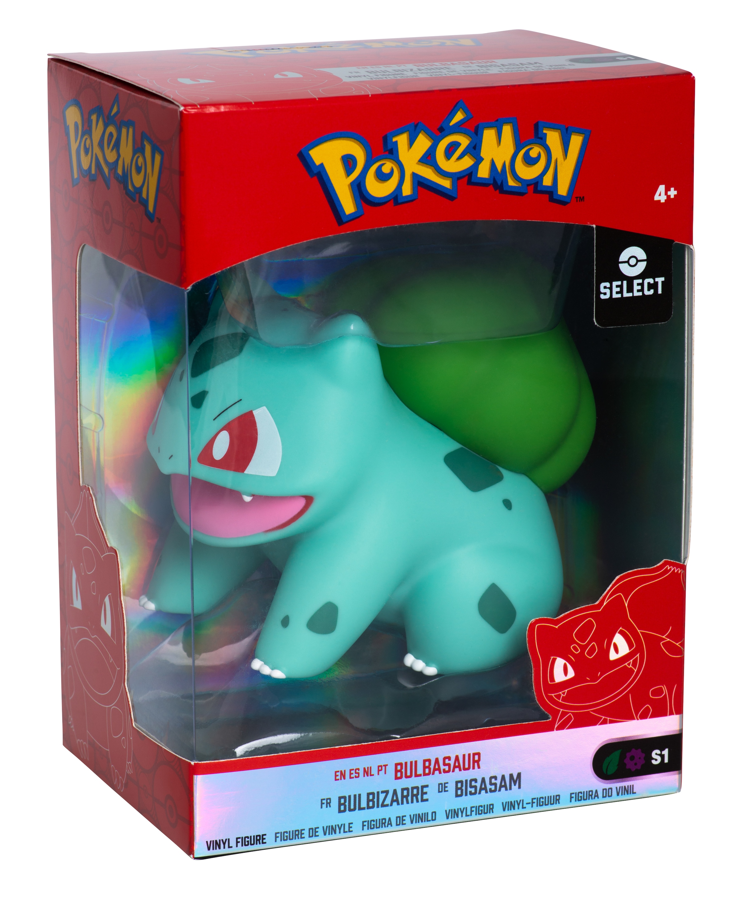 Jazwares Merchandise-Figur »Pokémon - Bisasam - Vinyl Figur 10 cm«, (1 tlg.), aus Vinyl