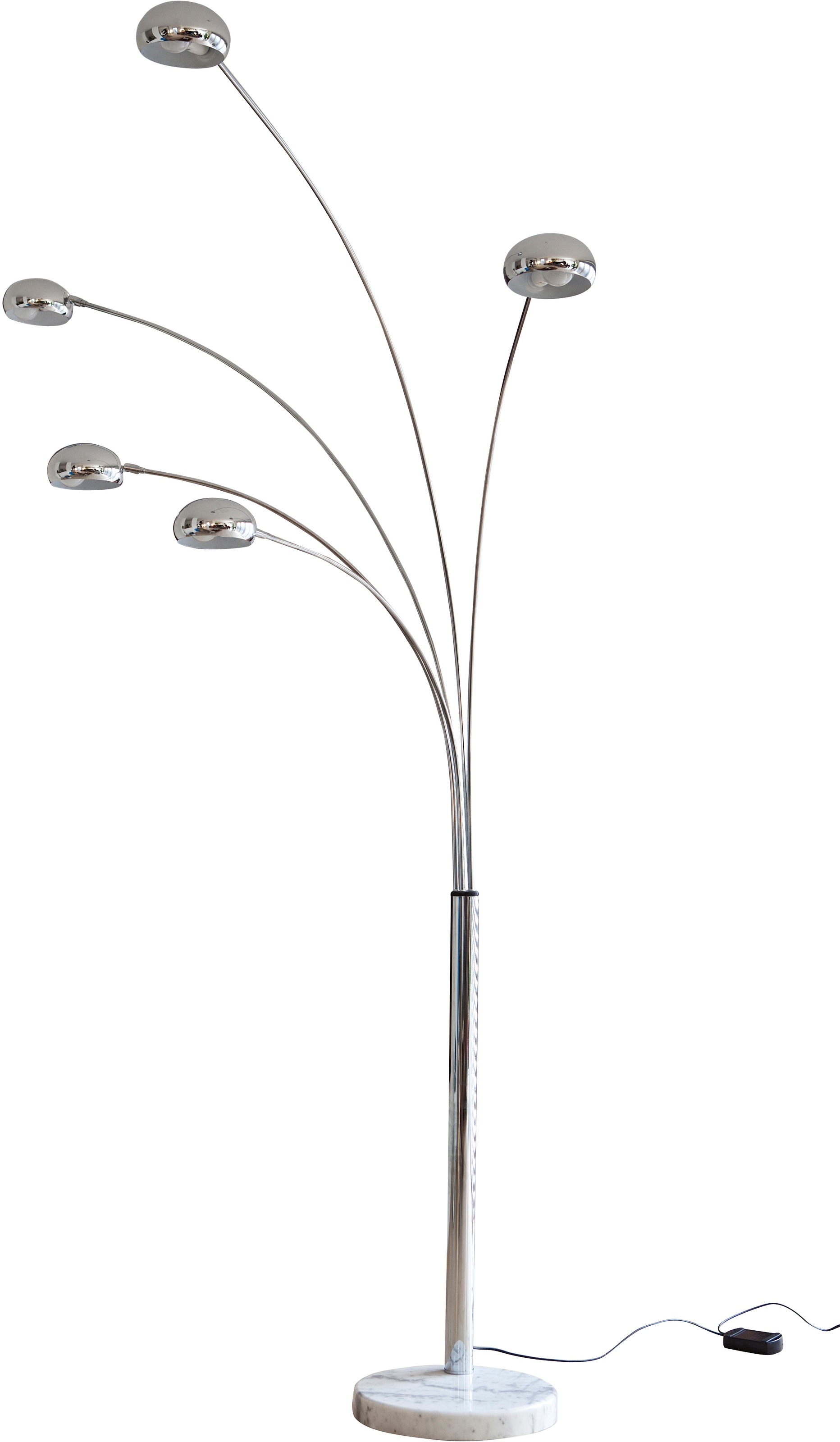 SalesFever Stehlampe »Hero«, 5 flammig, Leuchtmittel E14   ohne Leuchtmitte günstig online kaufen