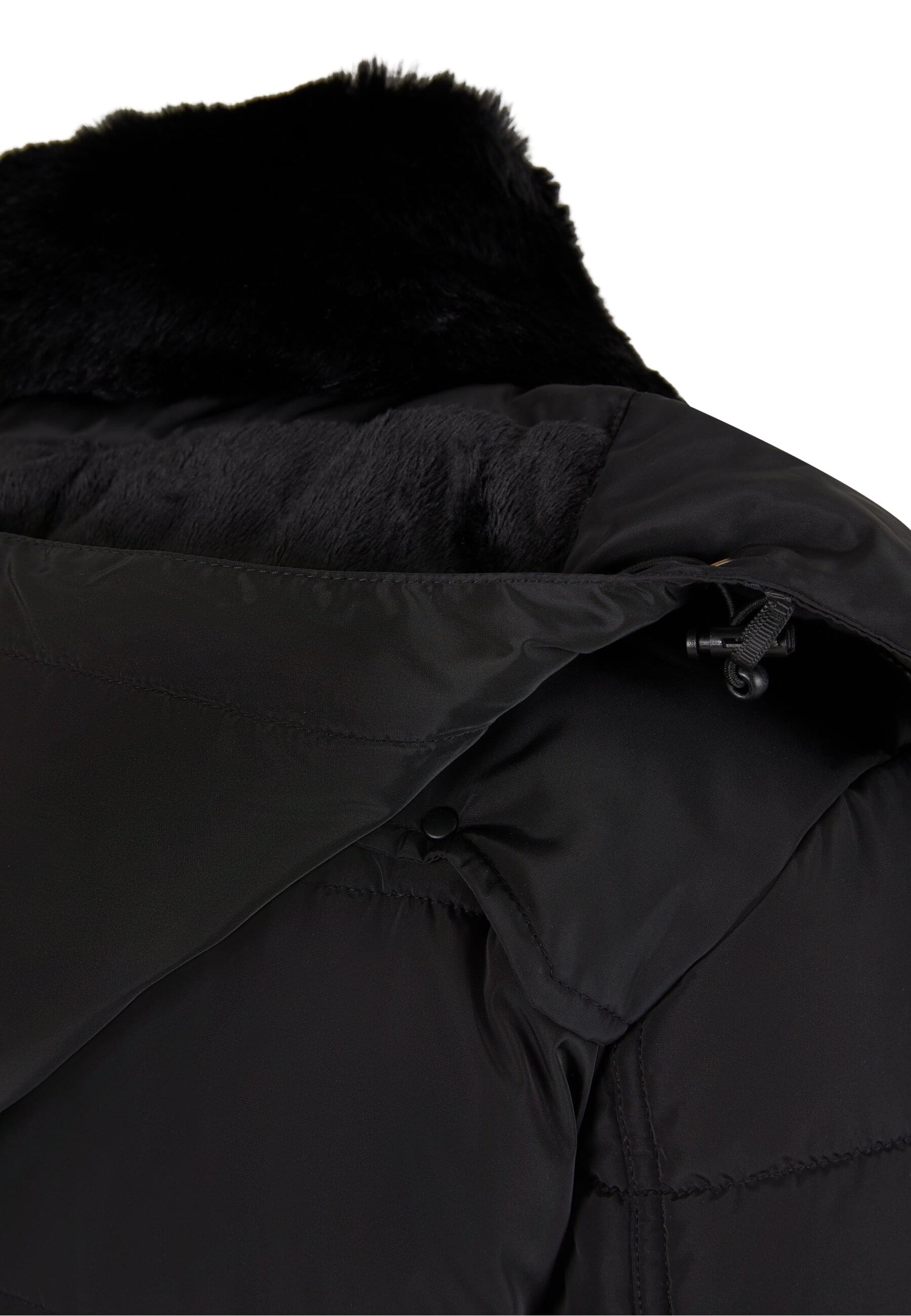 URBAN CLASSICS Winterjacke »Urban Classics Puffer Jacket With Detachable Fur Collar« 1 Stk. tlg. ohne Kapuze