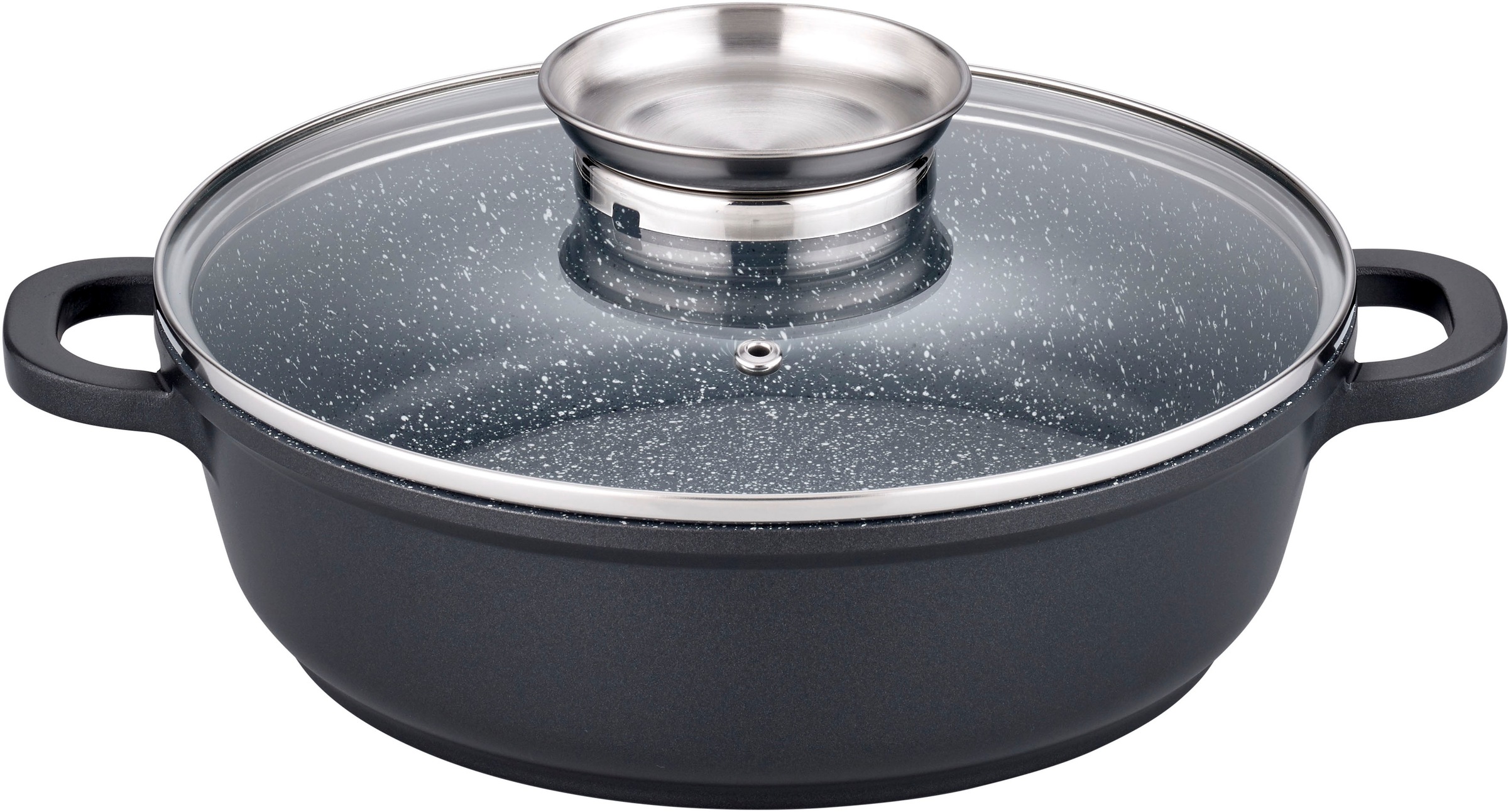 GSW Pfannen-Set »Gourmet Granit« Aluminiumguss Set, 1x Servierpfanne mit Gl günstig online kaufen
