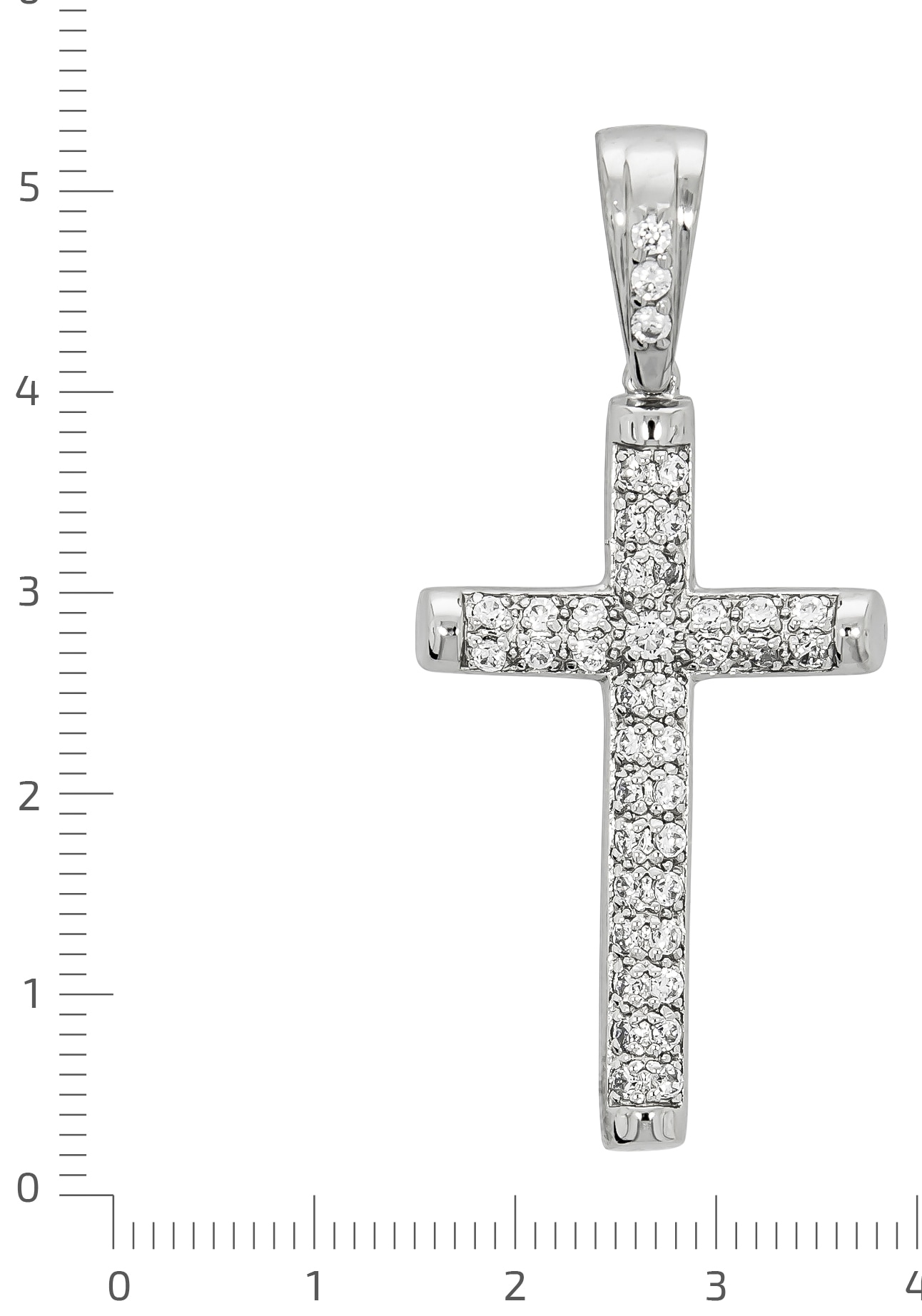 Firetti Kettenanhänger »glänzendes Kreuz, massiv und rhodiniert«, mit  Zirkonia jetzt bestellen