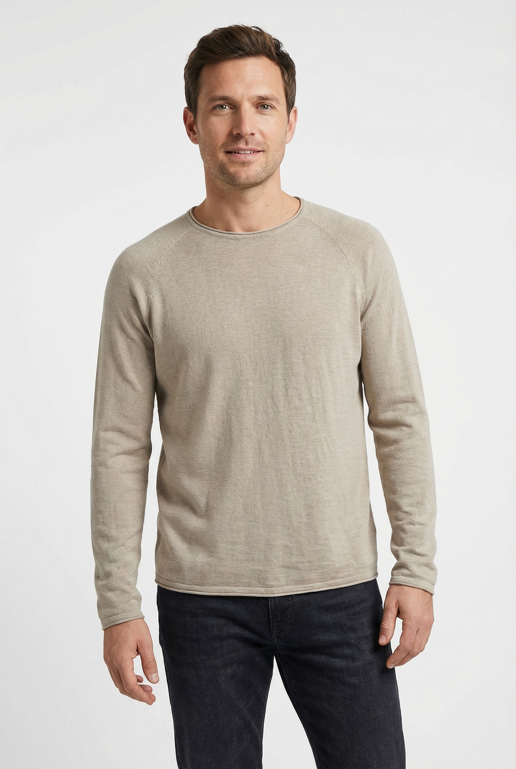 Jack & Jones Strickpullover »JJBREEZE KNIT CREW NECK«