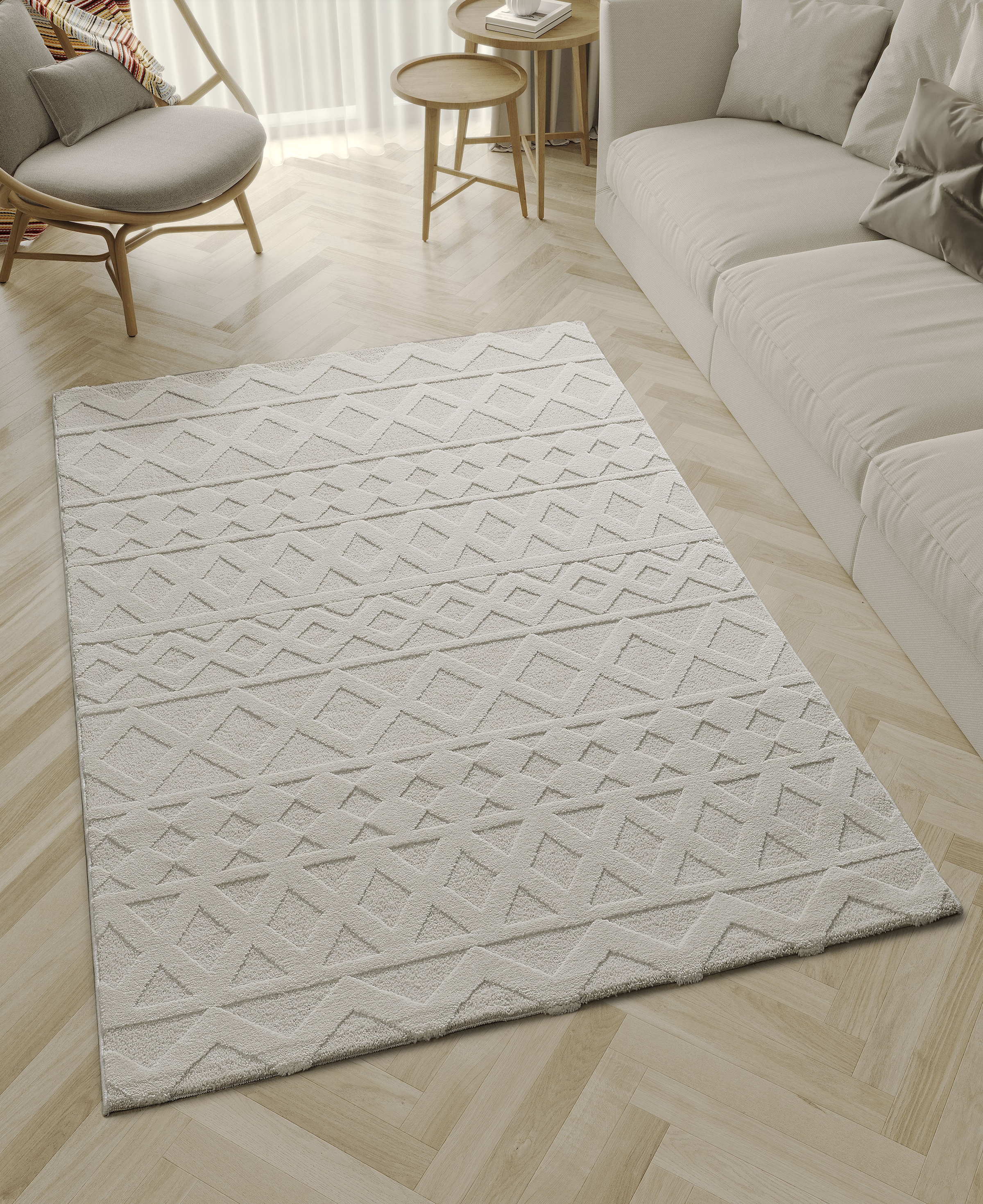 the carpet Teppich »Everest« rechteckig 14 mm Höhe moderner Wohnzimmer Tepp günstig online kaufen
