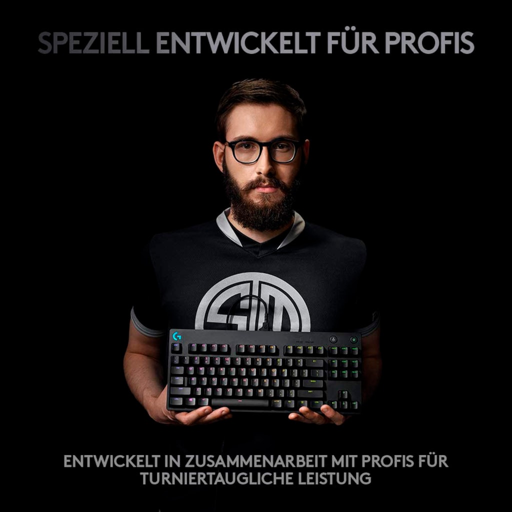 Logitech G Gaming-Tastatur »G PRO Mechanical Gaming Keyboard Clicky«, (Ziffernblock)