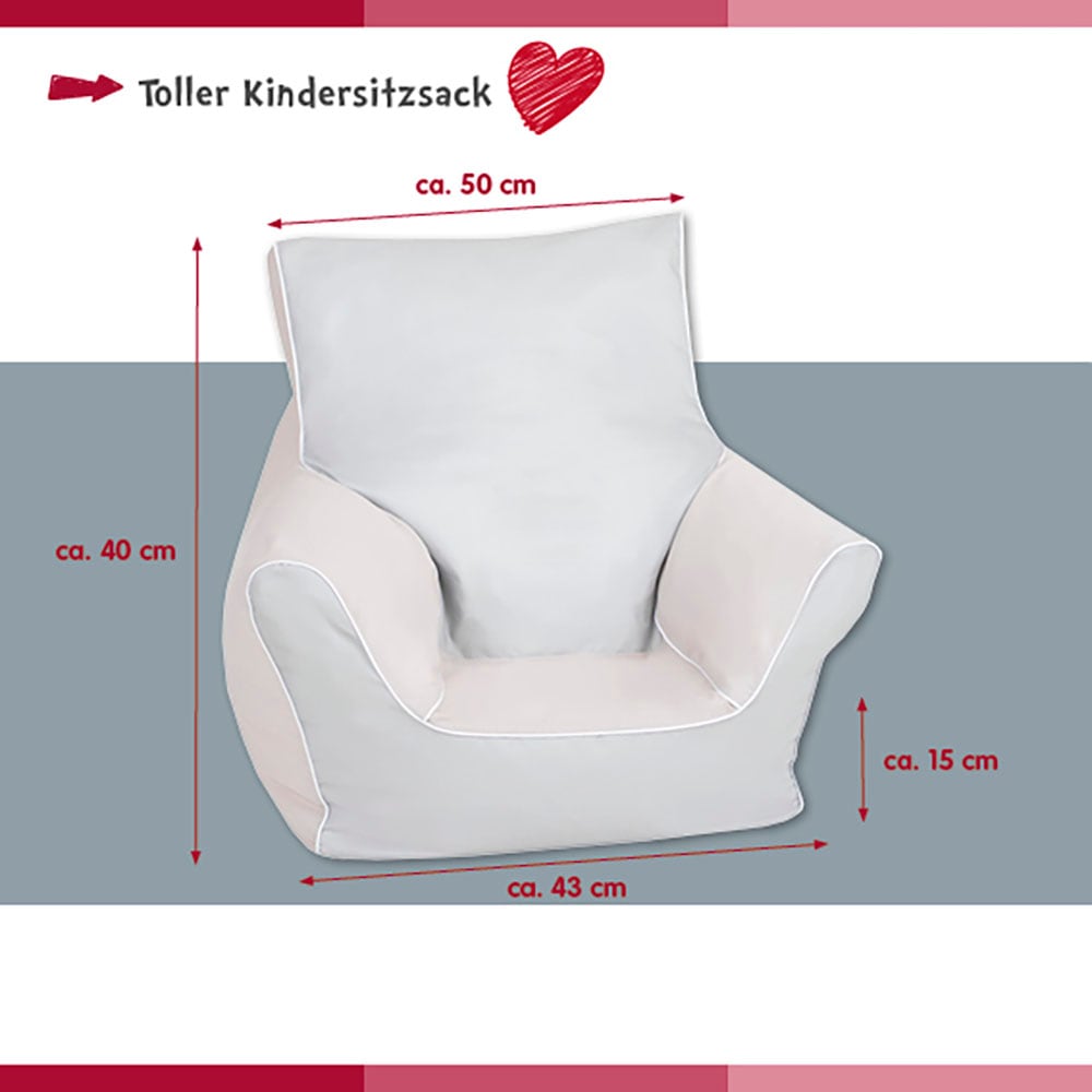 Knorrtoys® Sitzsack »Katze Lilli«, für Kinder; Made in Europe