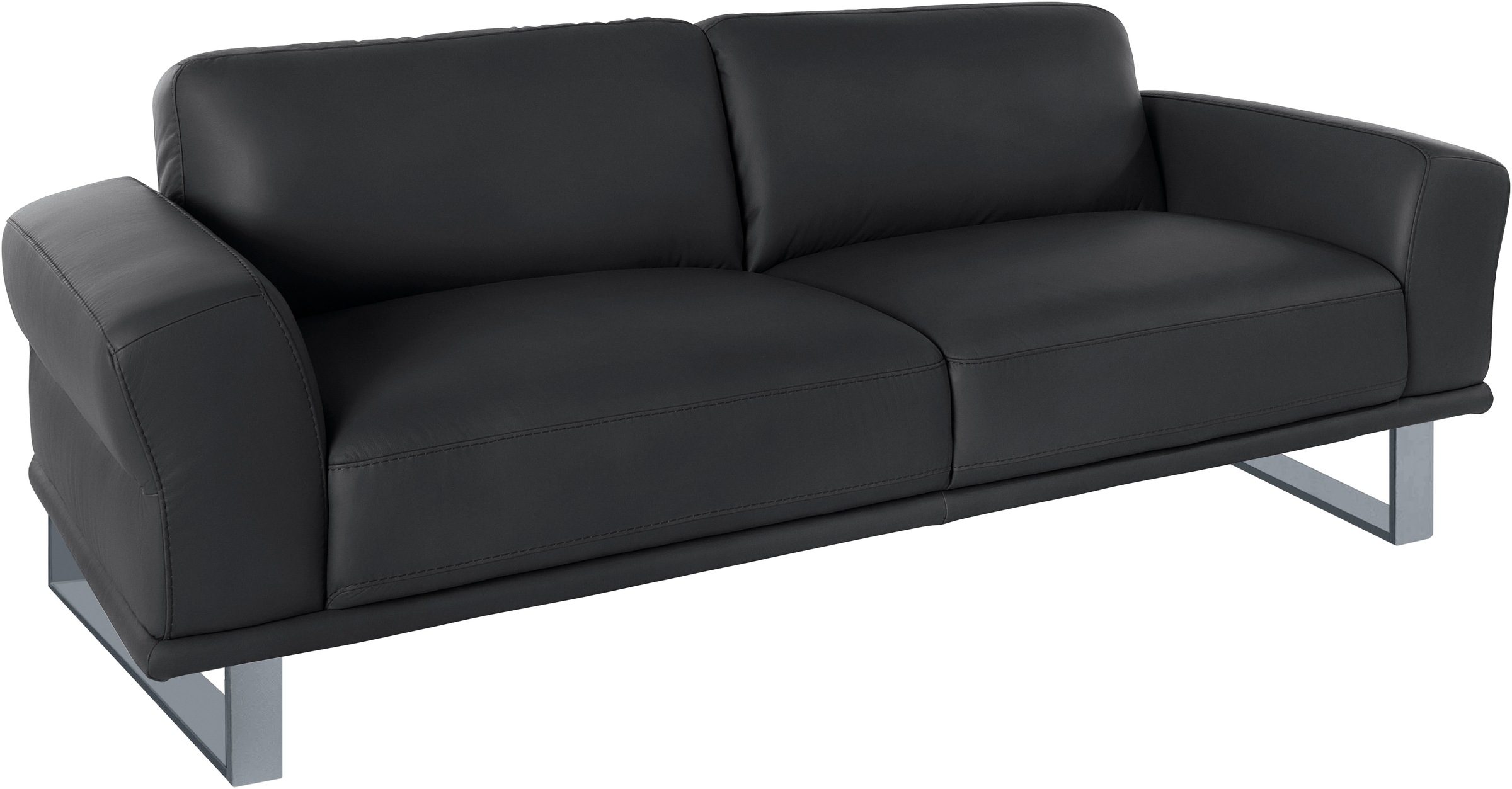 W.SCHILLIG 2,5-Sitzer »montanaa«, mit Metallkufen in Silber matt, Breite 232 cm