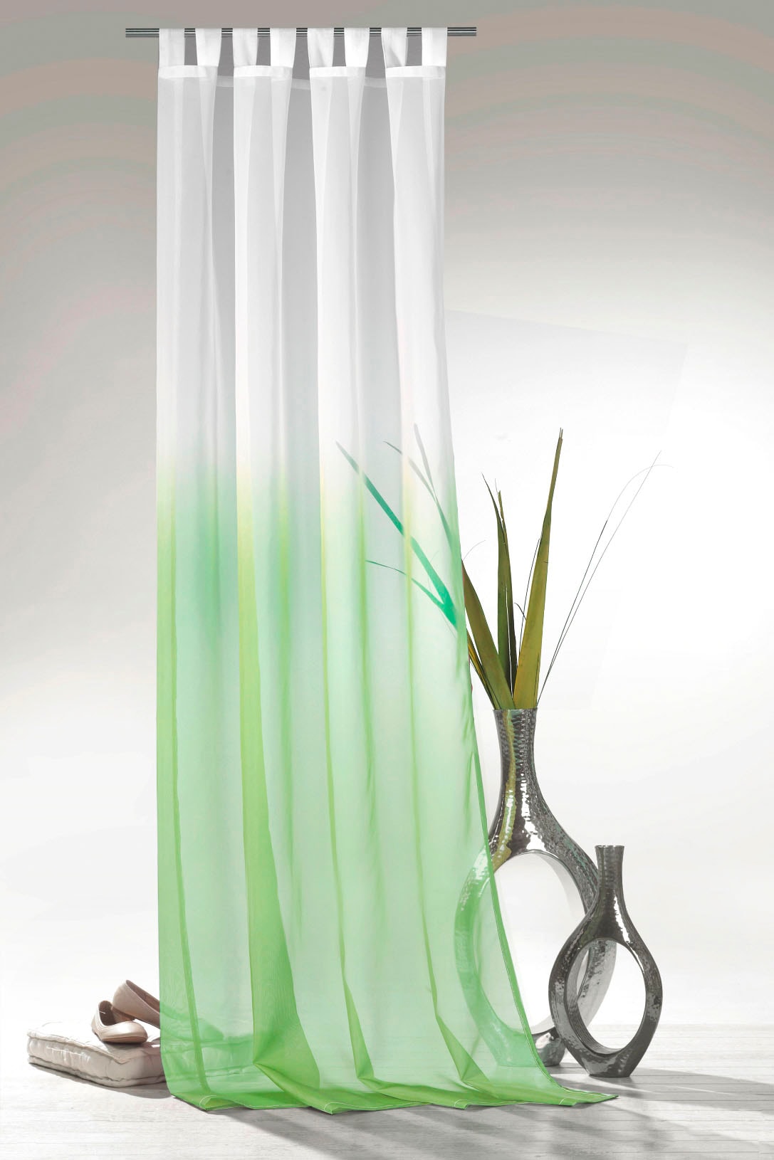 Weckbrodt Vorhang »Maischa«, (1 St.), Voile, transparent mit Farbverlauf, Gardine, Store
